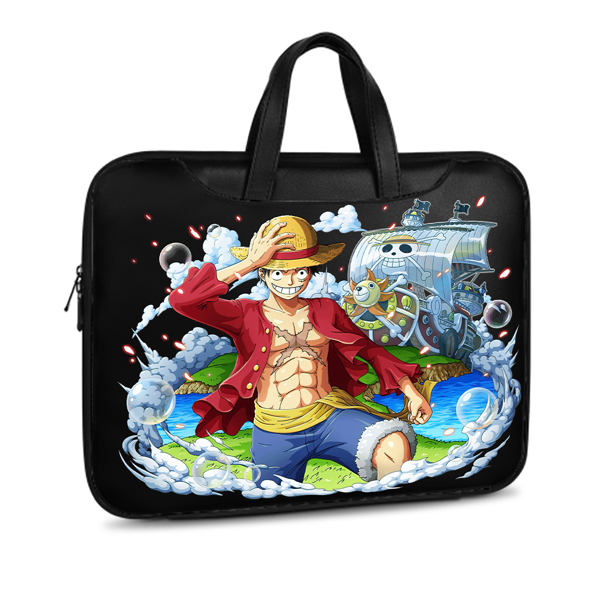 ワンピース モンキー・D・ルフィ ONE PIECE Monkey D. Luffy レザーラップトップバッグ　ノートパソコンケース