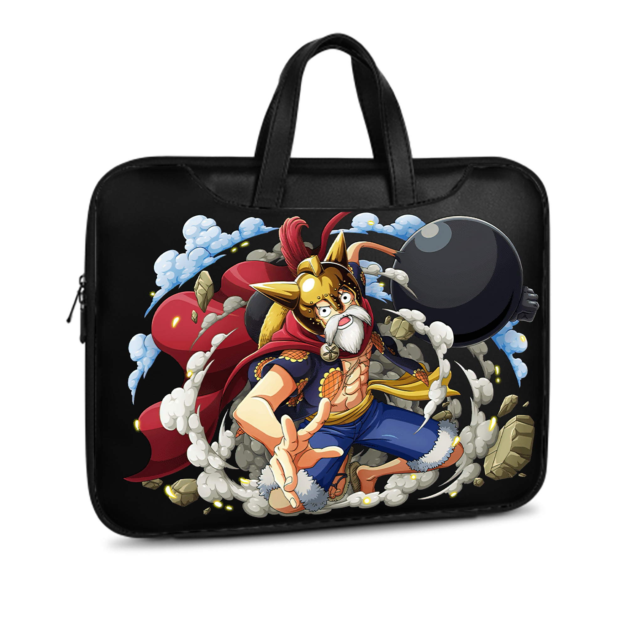 ワンピース モンキー・D・ルフィ ONE PIECE Monkey D. Luffy レザーラップトップバッグ　ノートパソコンケース