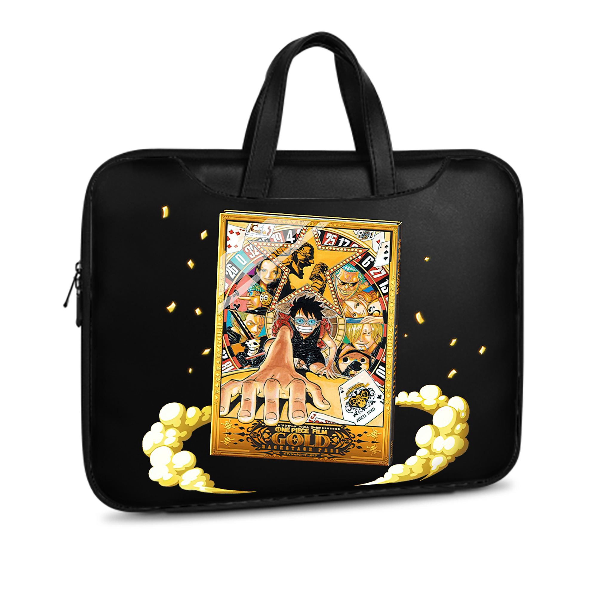 ワンピース モンキー・D・ルフィ ONE PIECE Monkey D. Luffy レザーラップトップバッグ　ノートパソコンケース