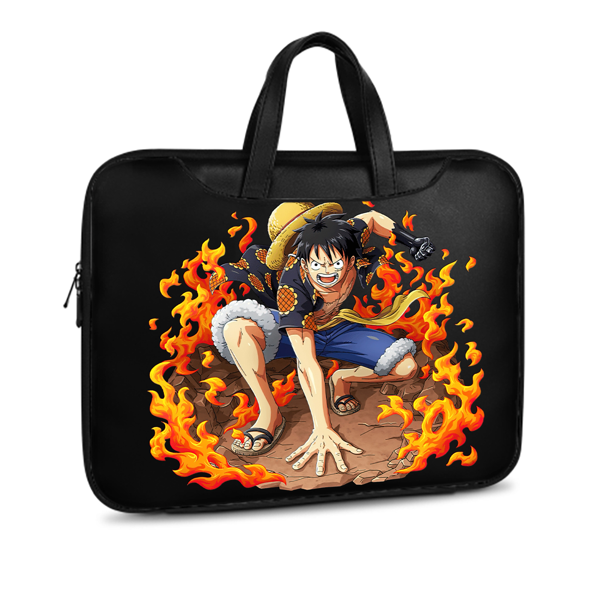 ワンピース モンキー・D・ルフィ ONE PIECE Monkey D. Luffy レザーラップトップバッグ　ノートパソコンケース