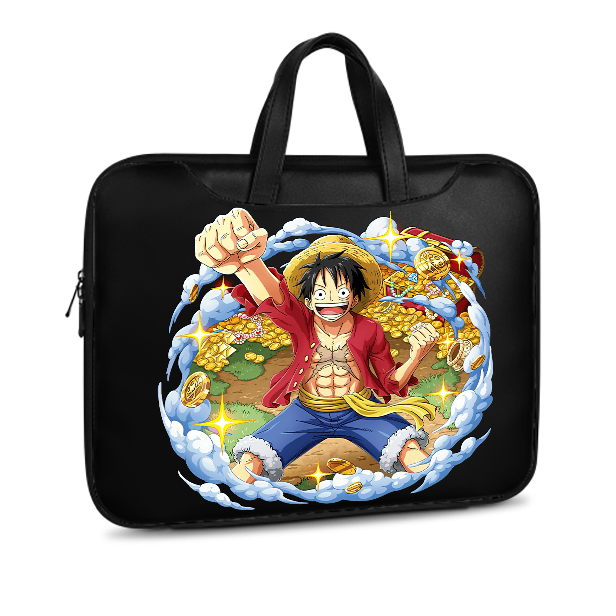 ワンピース モンキー・D・ルフィ ONE PIECE Monkey D. Luffy レザーラップトップバッグ　ノートパソコンケース