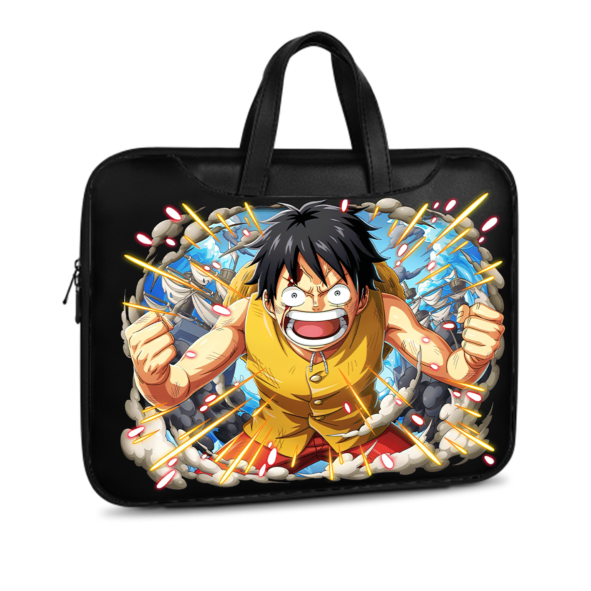 ワンピース モンキー・D・ルフィ ONE PIECE Monkey D. Luffy レザーラップトップバッグ　ノートパソコンケース