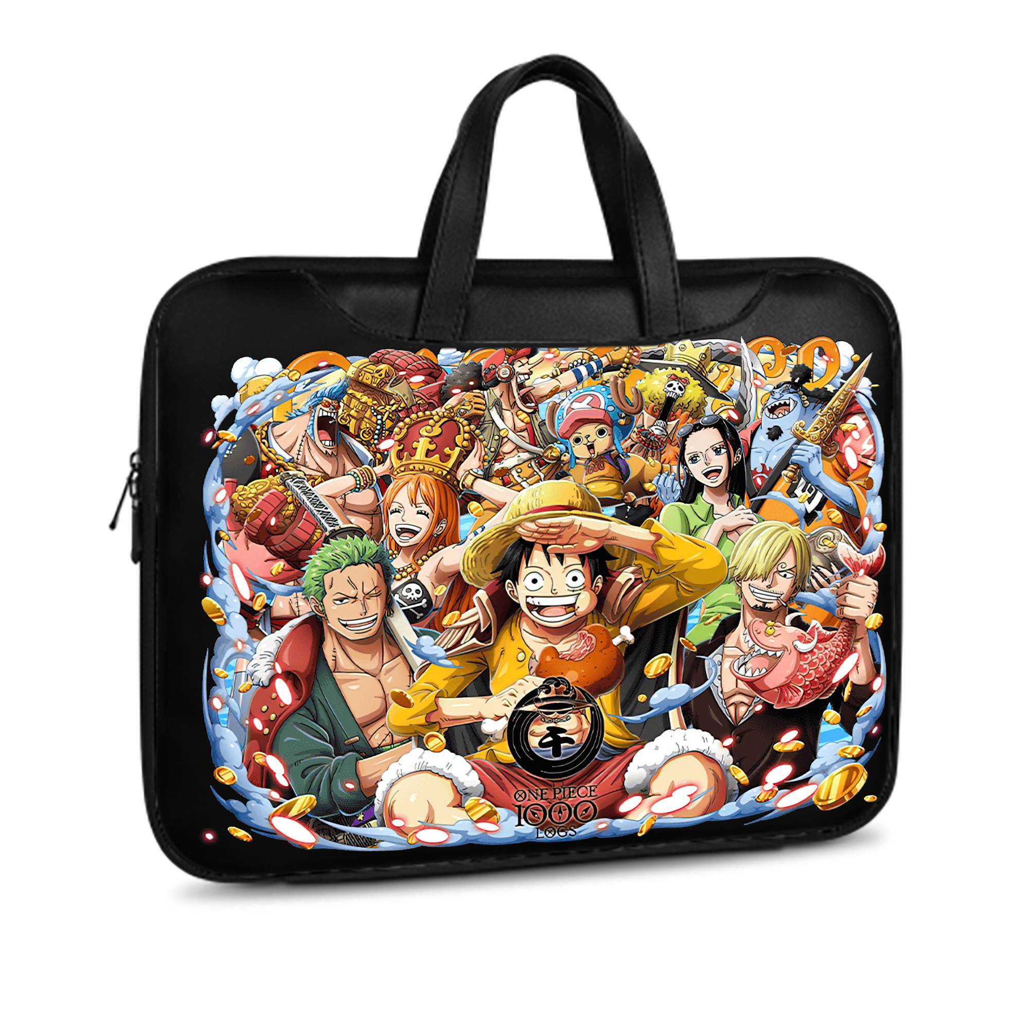 ワンピース モンキー・D・ルフィ ONE PIECE Monkey D. Luffy レザーラップトップバッグ　ノートパソコンケース