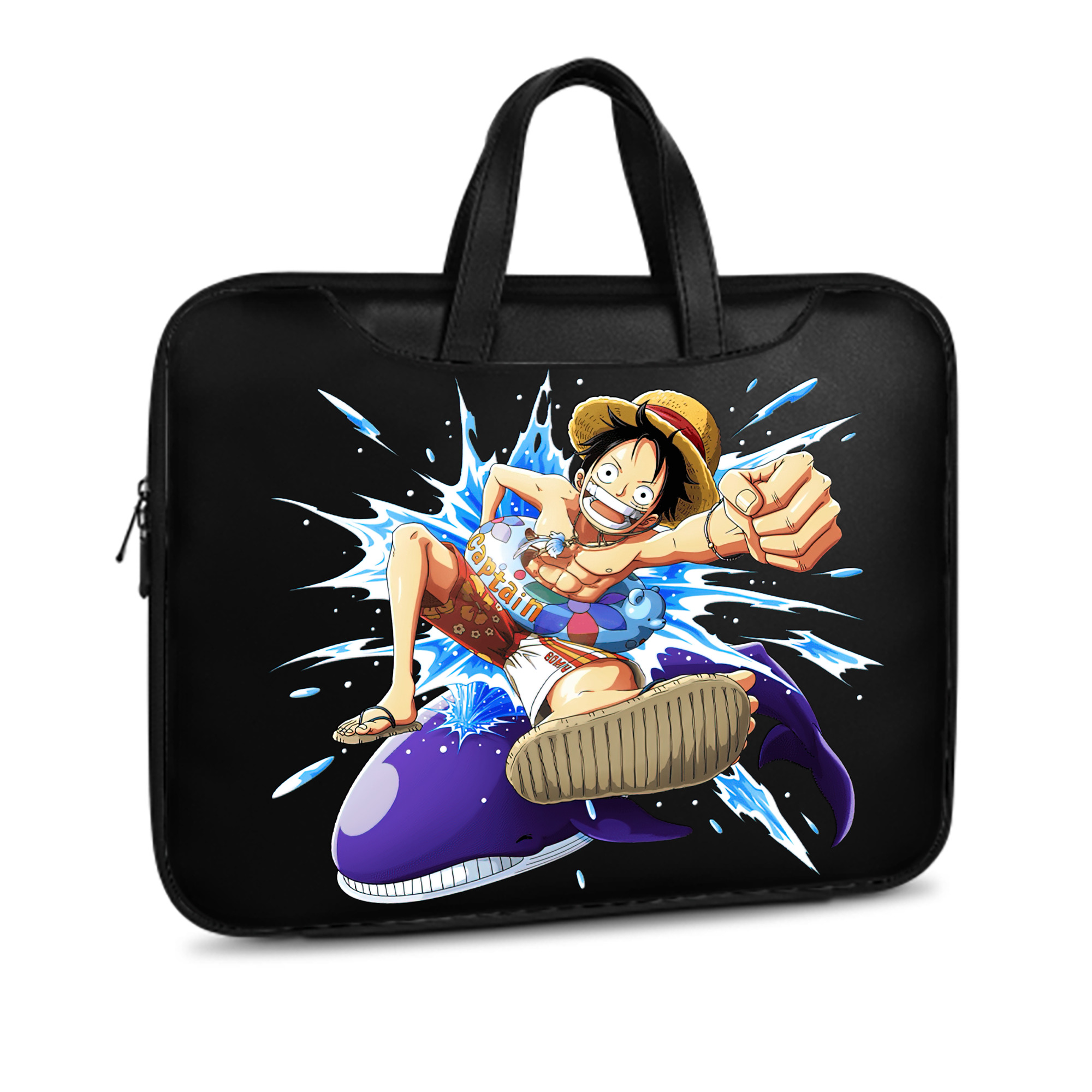 ワンピース モンキー・D・ルフィ ONE PIECE Monkey D. Luffy レザーラップトップバッグ　ノートパソコンケース