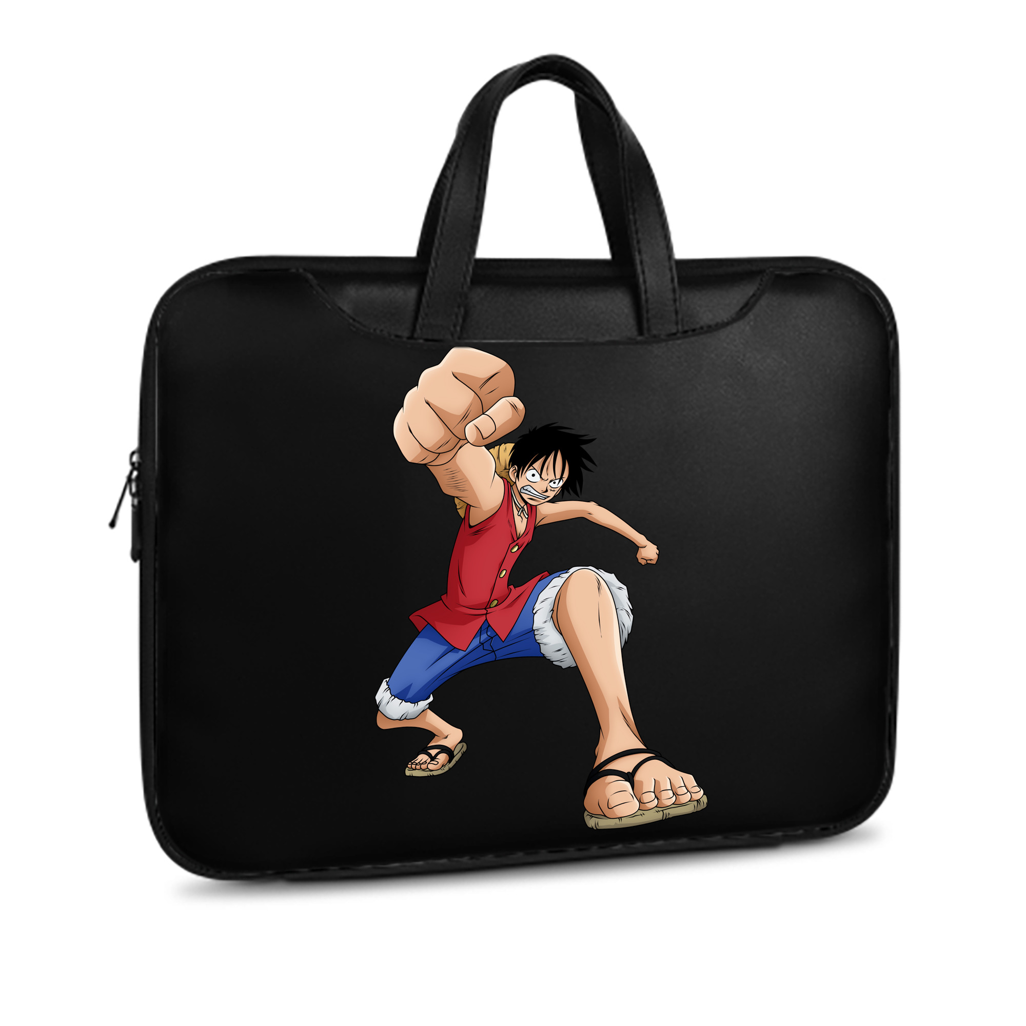 ワンピース モンキー・D・ルフィ ONE PIECE Monkey D. Luffy レザーラップトップバッグ　ノートパソコンケース
