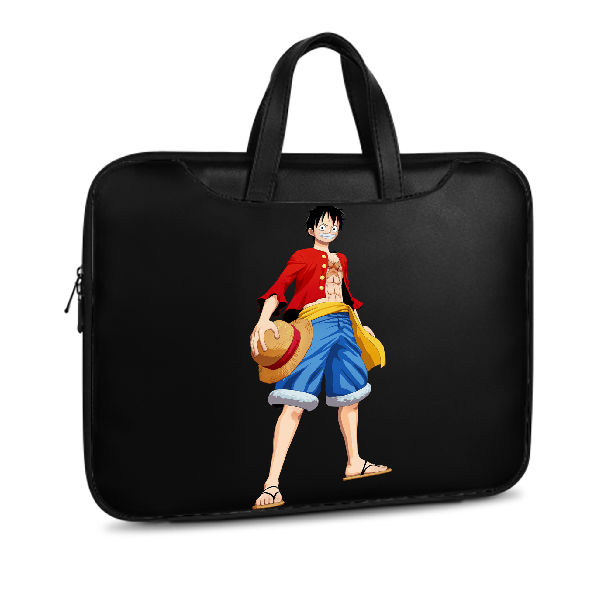 ワンピース モンキー・D・ルフィ ONE PIECE Monkey D. Luffy レザーラップトップバッグ　ノートパソコンケース