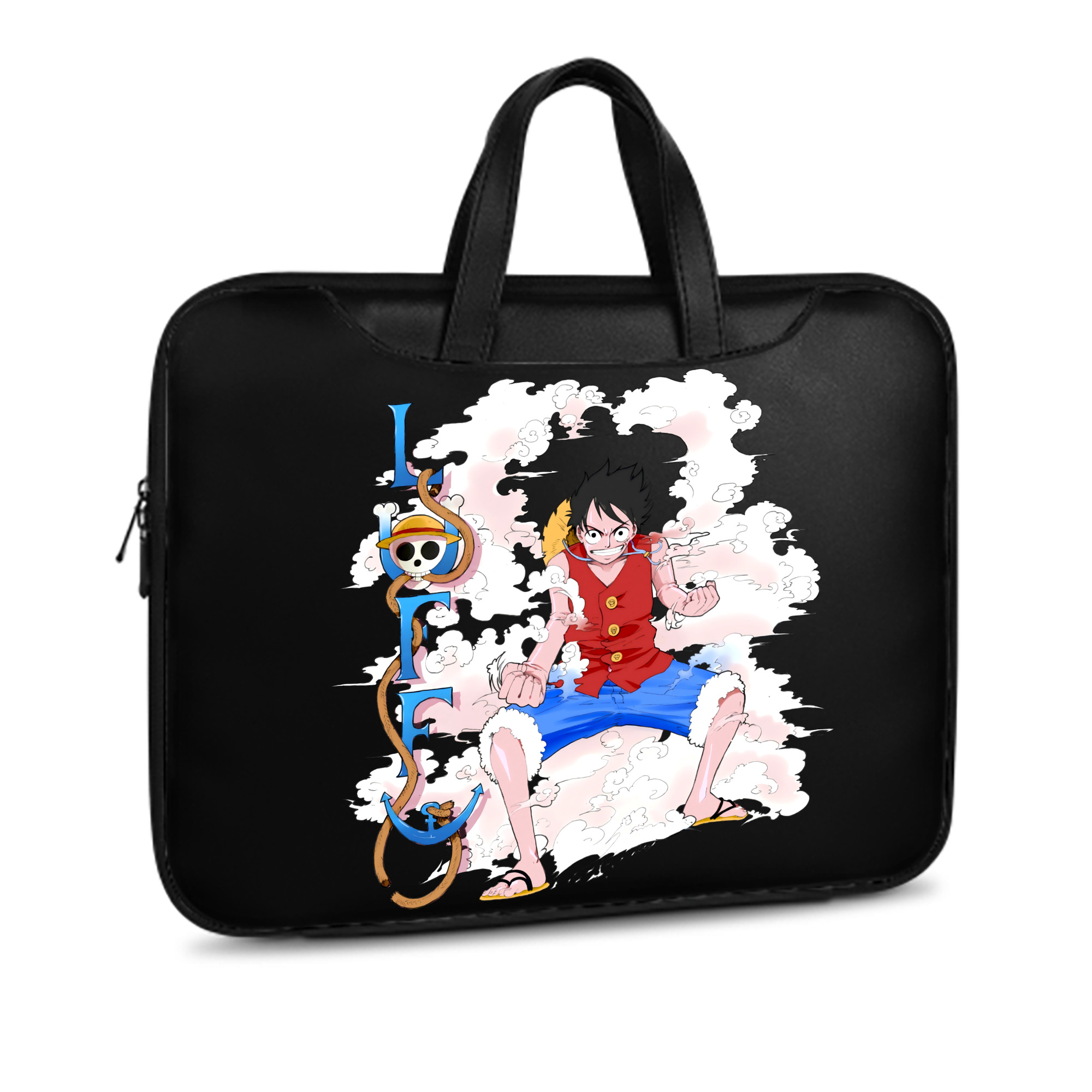 ワンピース モンキー・D・ルフィ ONE PIECE Monkey D. Luffy レザーラップトップバッグ　ノートパソコンケース