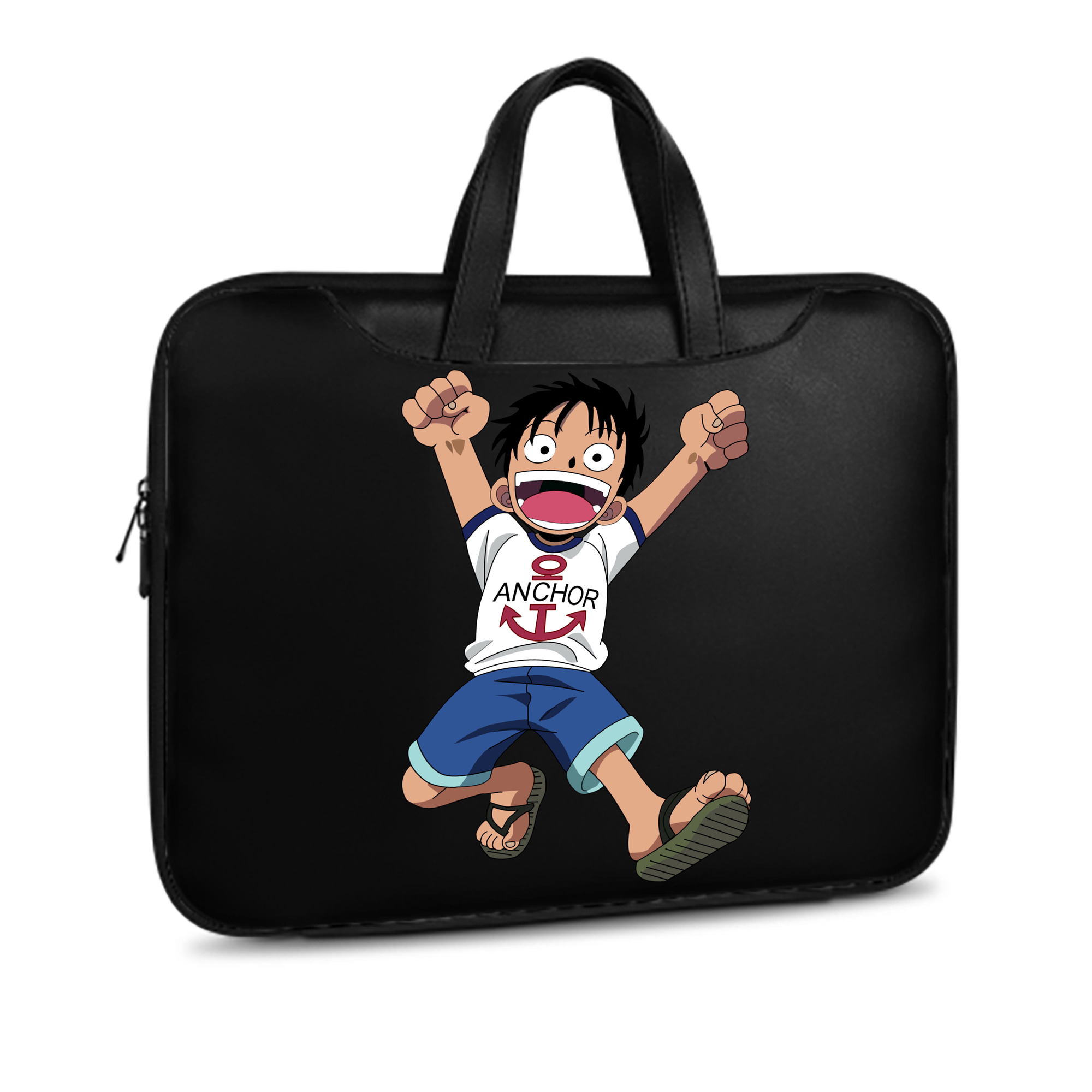 ワンピース モンキー・D・ルフィ ONE PIECE Monkey D. Luffy レザーラップトップバッグ　ノートパソコンケース
