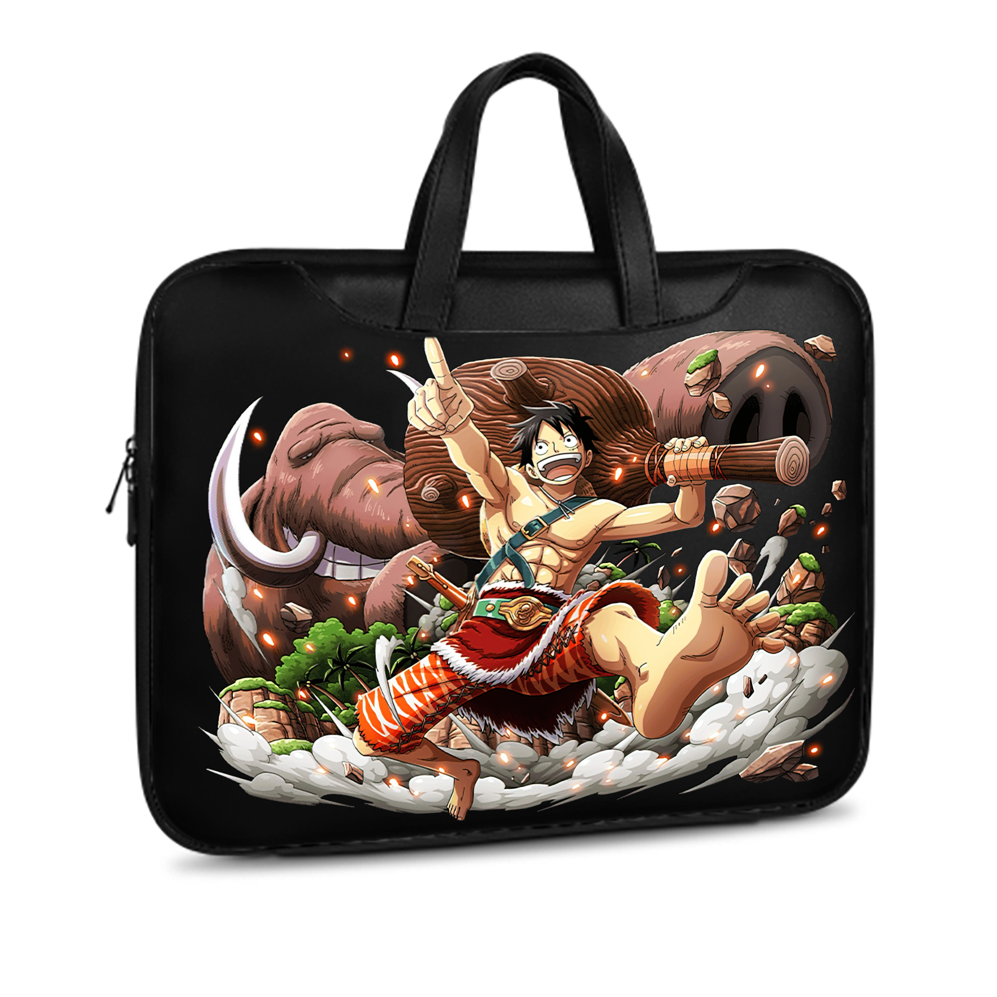 ワンピース モンキー・D・ルフィ ONE PIECE Monkey D. Luffy レザーラップトップバッグ　ノートパソコンケース
