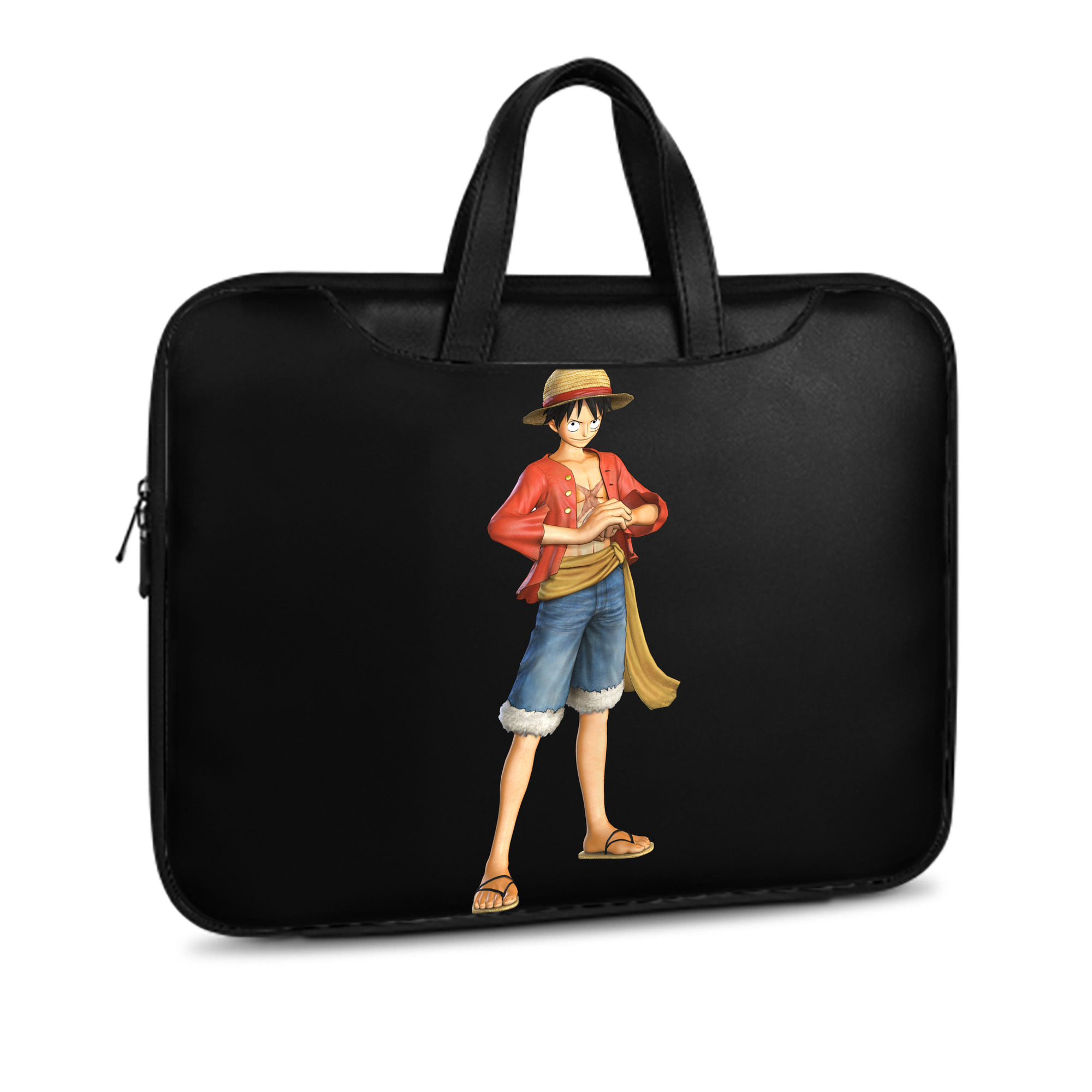 ワンピース モンキー・D・ルフィ ONE PIECE Monkey D. Luffy レザーラップトップバッグ　ノートパソコンケース