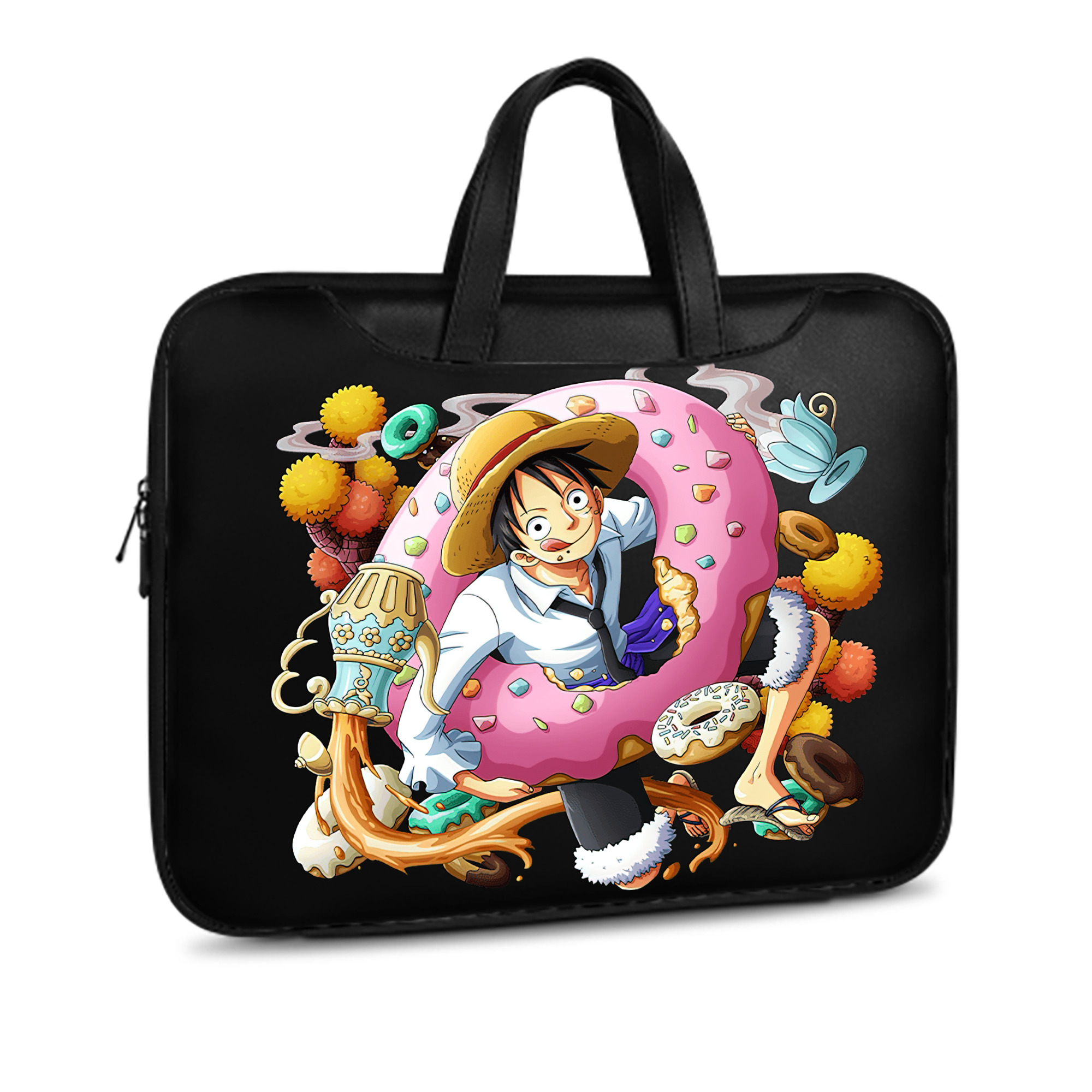 ワンピース モンキー・D・ルフィ ONE PIECE Monkey D. Luffy レザーラップトップバッグ　ノートパソコンケース