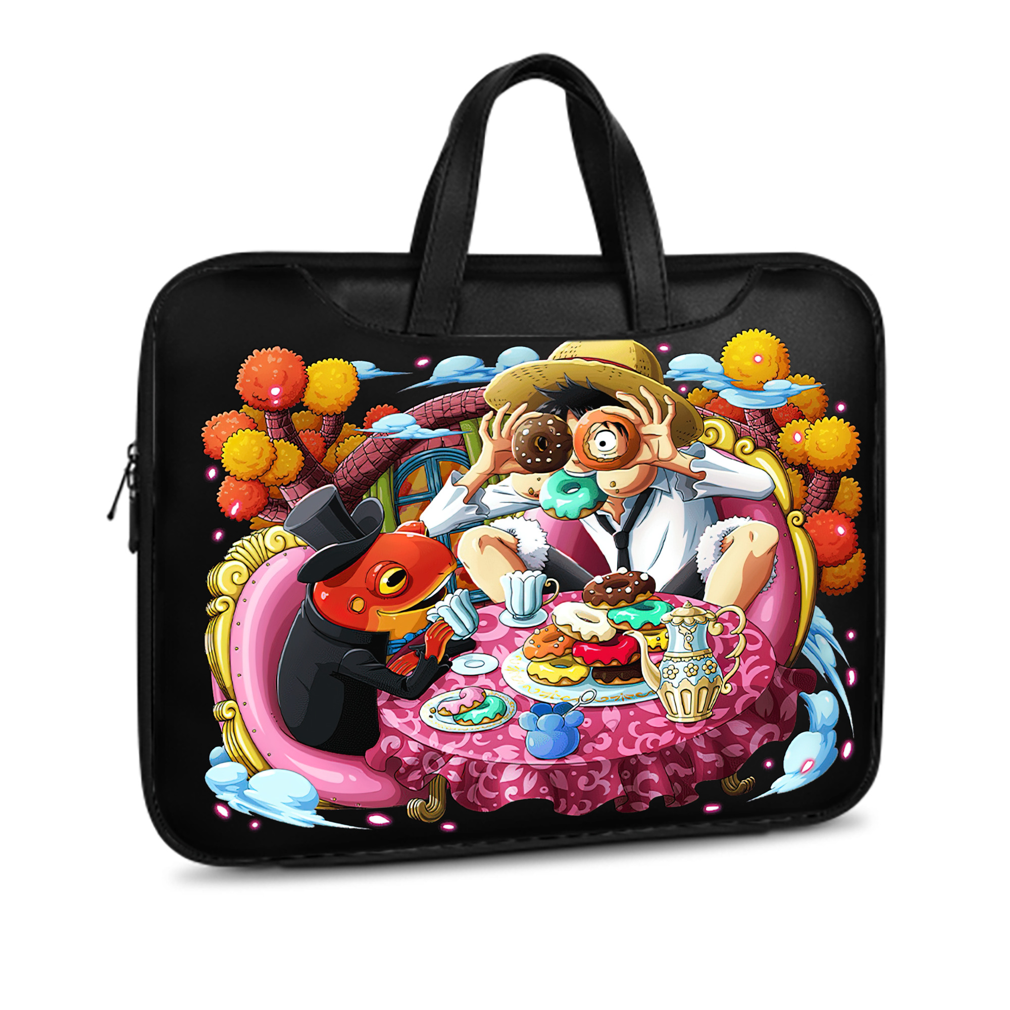ワンピース モンキー・D・ルフィ ONE PIECE Monkey D. Luffy レザーラップトップバッグ　ノートパソコンケース