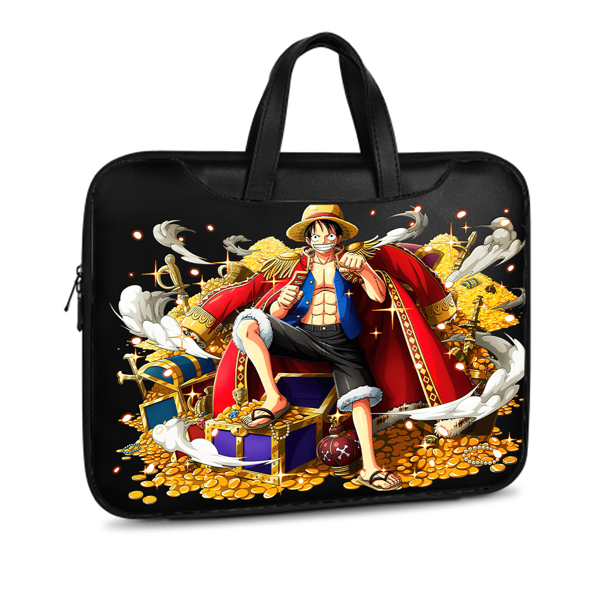 ワンピース モンキー・D・ルフィ ONE PIECE Monkey D. Luffy レザーラップトップバッグ　ノートパソコンケース