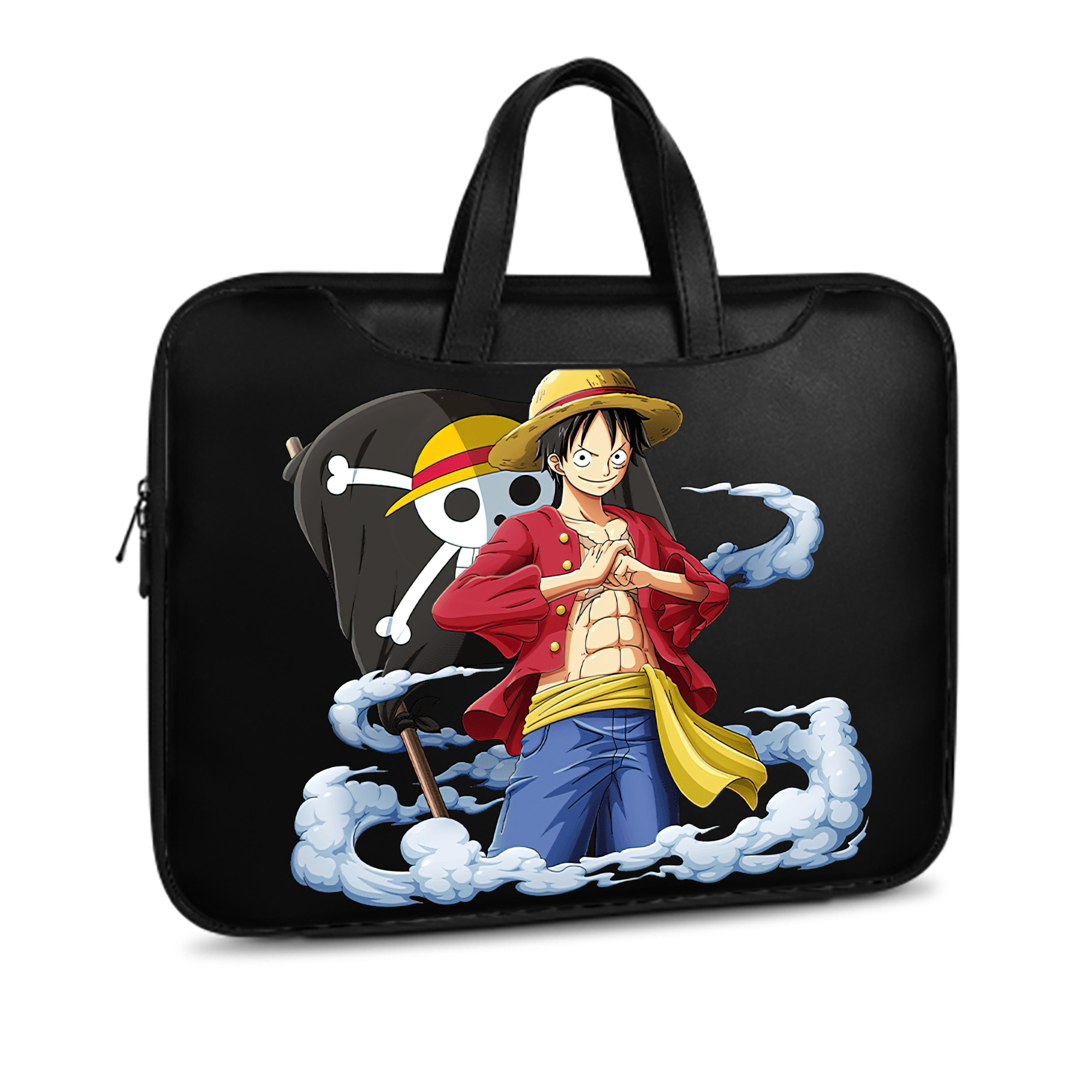 ワンピース モンキー・D・ルフィ ONE PIECE Monkey D. Luffy レザーラップトップバッグ　ノートパソコンケース