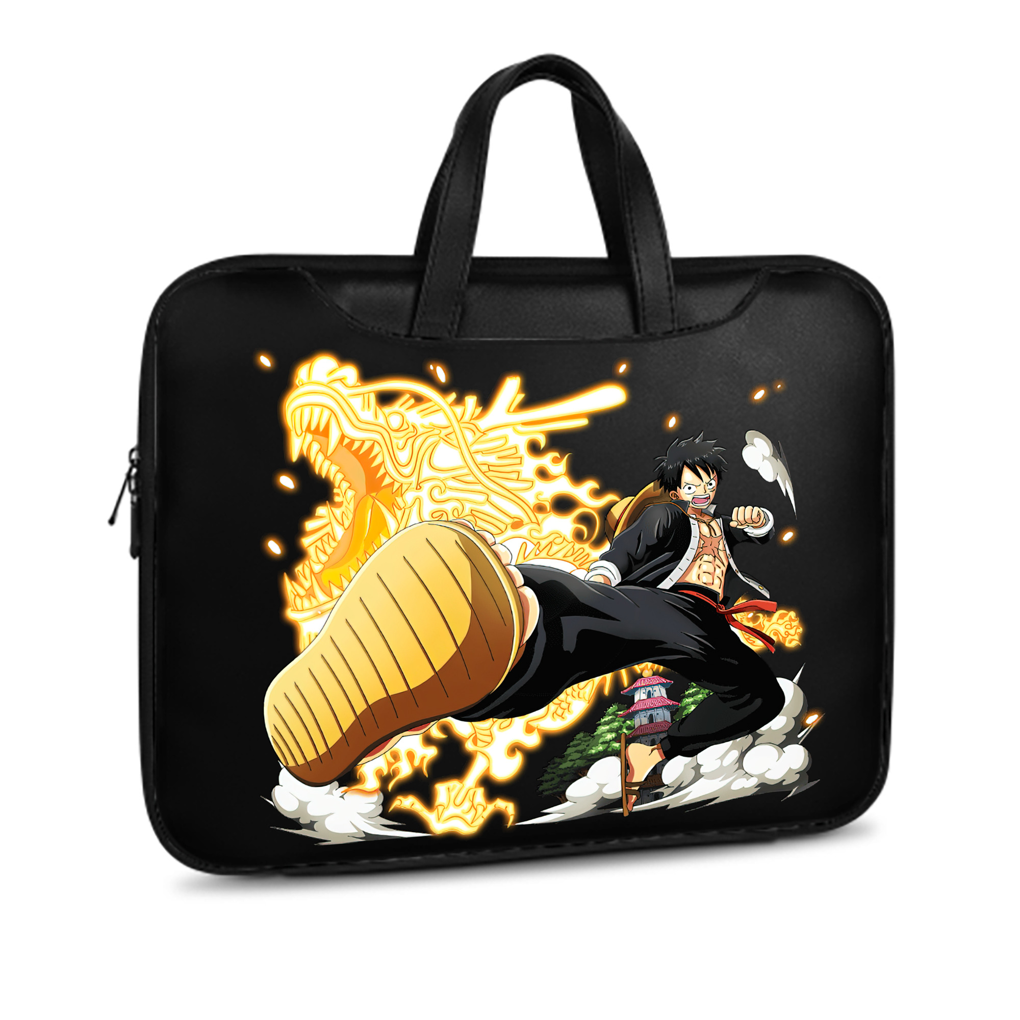 ワンピース モンキー・D・ルフィ ONE PIECE Monkey D. Luffy レザーラップトップバッグ　ノートパソコンケース