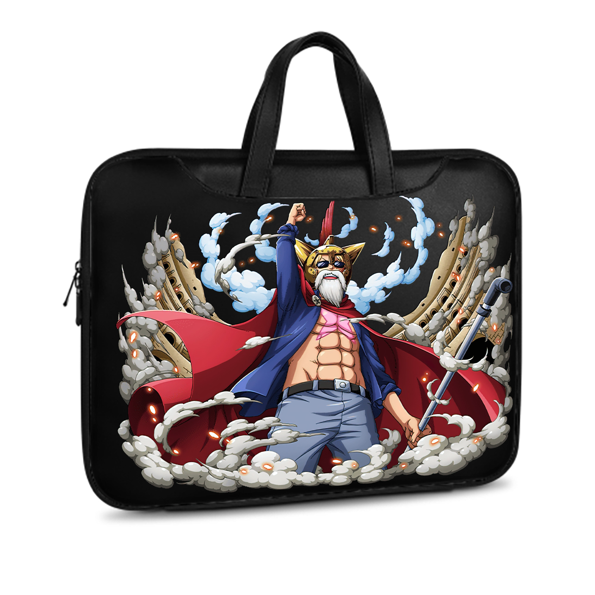 ワンピース モンキー・D・ルフィ ONE PIECE Monkey D. Luffy レザーラップトップバッグ　ノートパソコンケース