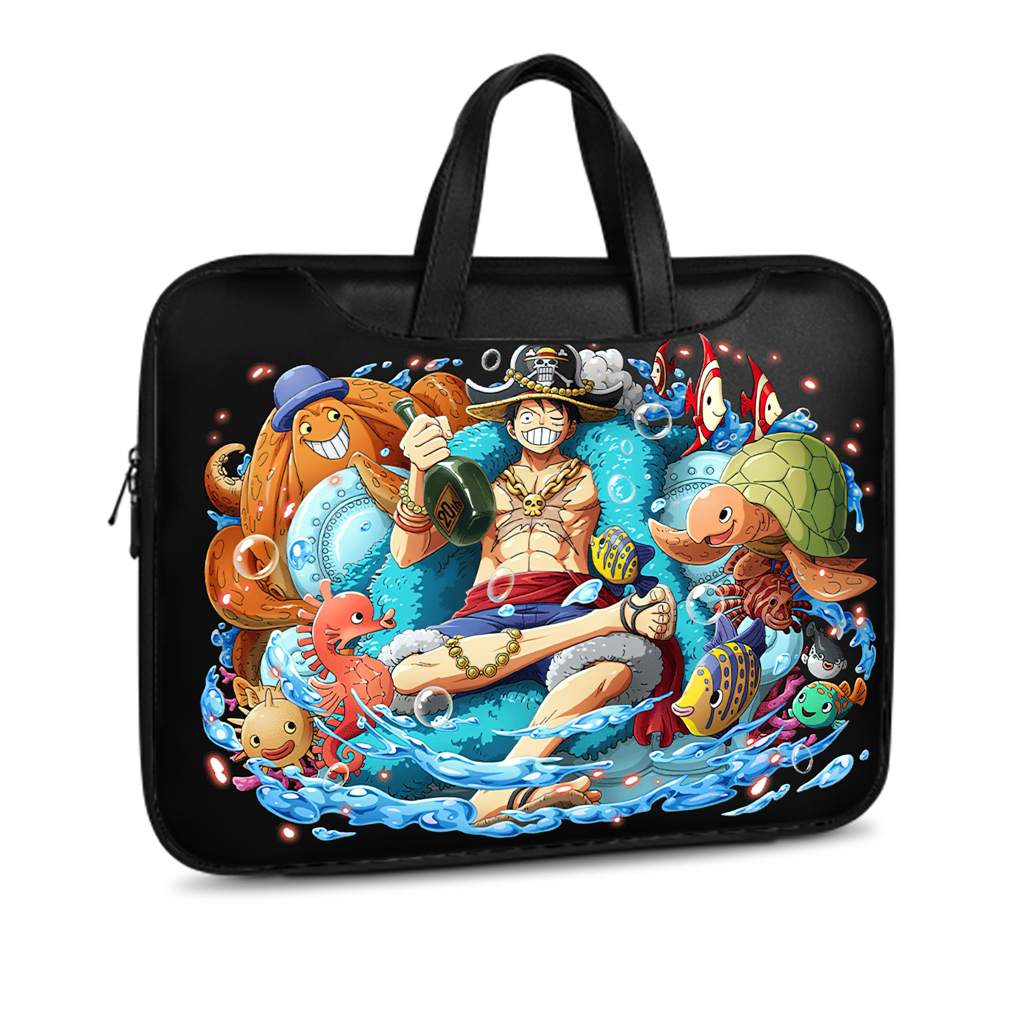 ワンピース モンキー・D・ルフィ ONE PIECE Monkey D. Luffy レザーラップトップバッグ　ノートパソコンケース