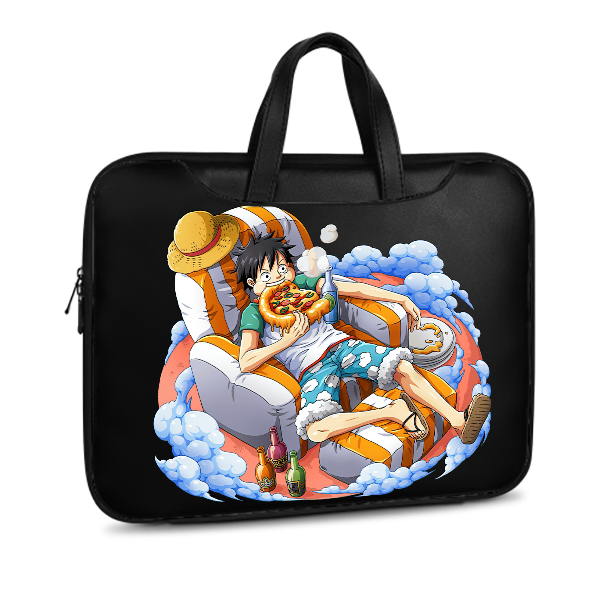 ワンピース モンキー・D・ルフィ ONE PIECE Monkey D. Luffy レザーラップトップバッグ　ノートパソコンケース