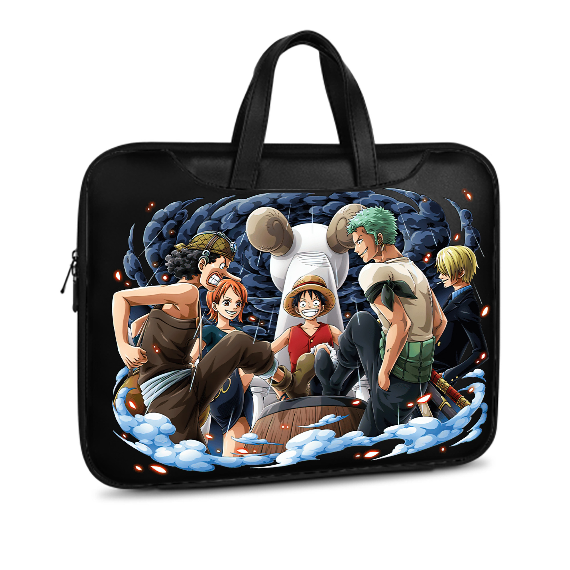 ワンピース モンキー・D・ルフィ ONE PIECE Monkey D. Luffy レザーラップトップバッグ　ノートパソコンケース