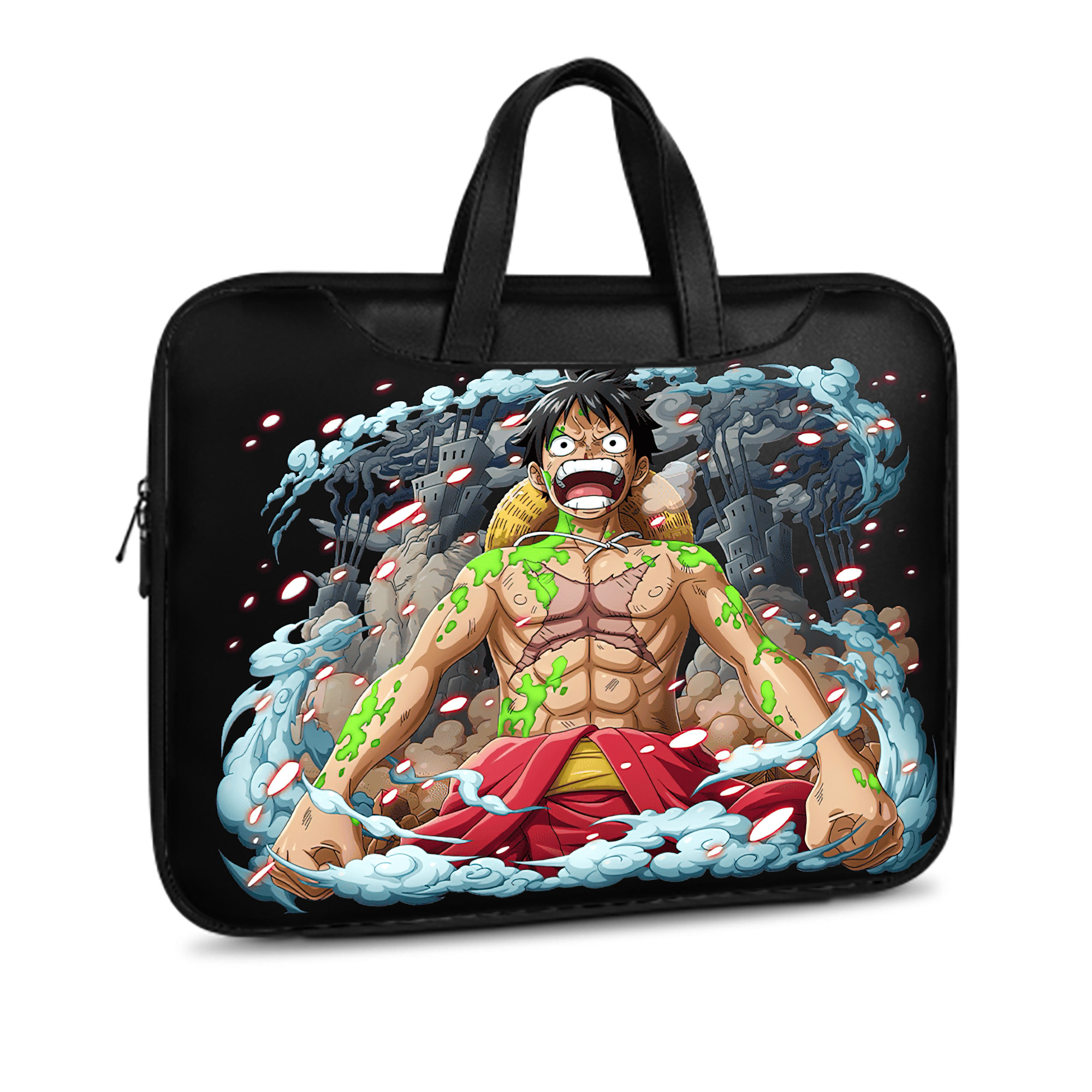 ワンピース モンキー・D・ルフィ ONE PIECE Monkey D. Luffy レザーラップトップバッグ　ノートパソコンケース