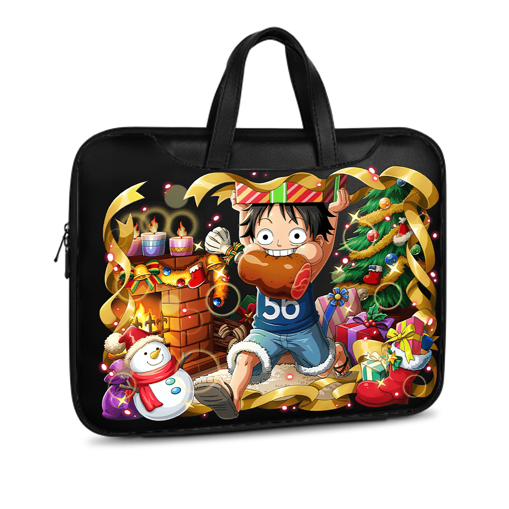 ワンピース モンキー・D・ルフィ ONE PIECE Monkey D. Luffy レザーラップトップバッグ　ノートパソコンケース