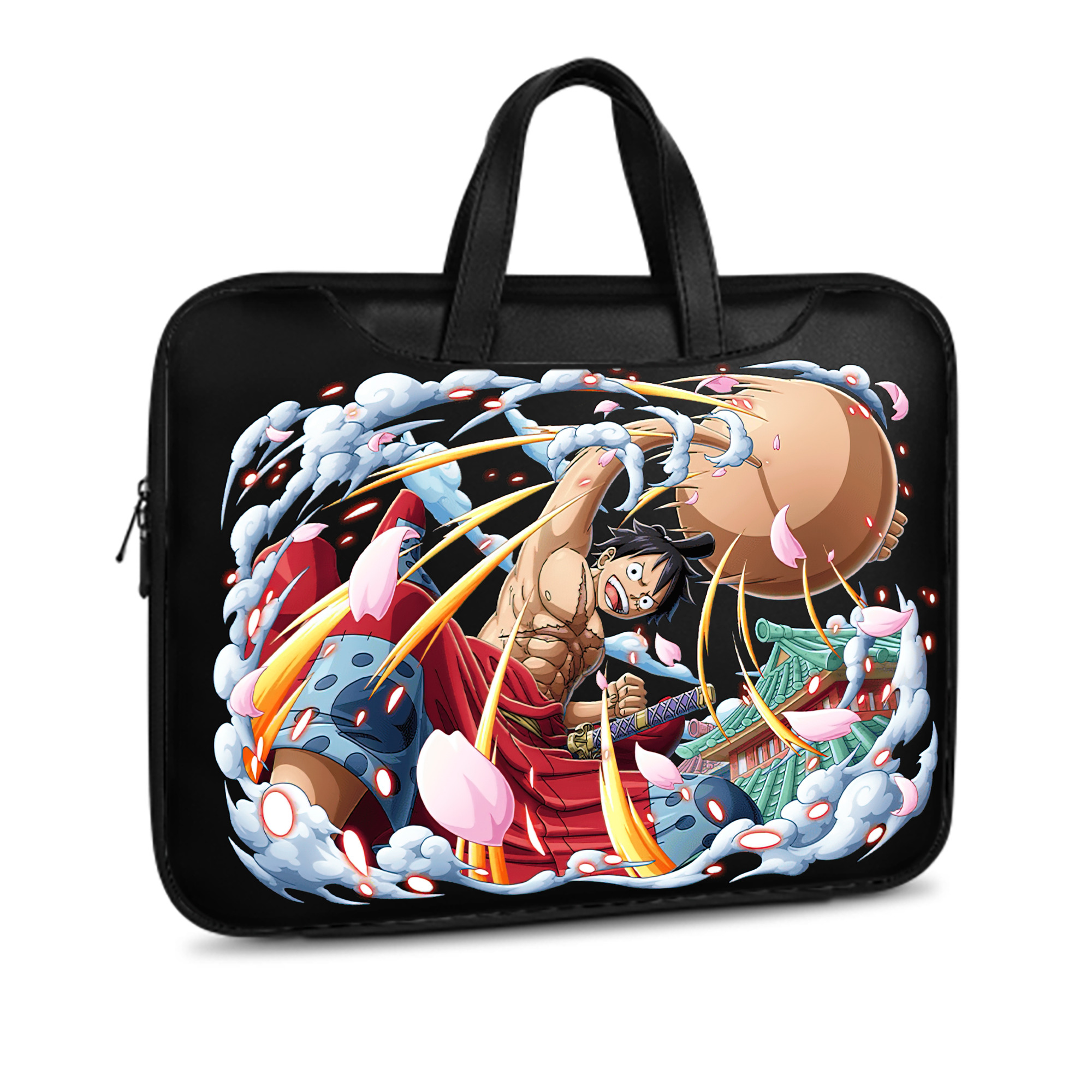 ワンピース モンキー・D・ルフィ ONE PIECE Monkey D. Luffy レザーラップトップバッグ　ノートパソコンケース