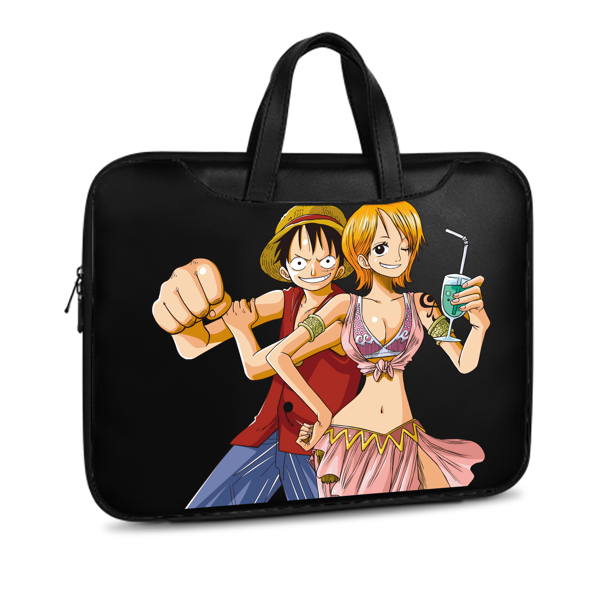 ワンピース モンキー・D・ルフィ ONE PIECE Monkey D. Luffy レザーラップトップバッグ　ノートパソコンケース