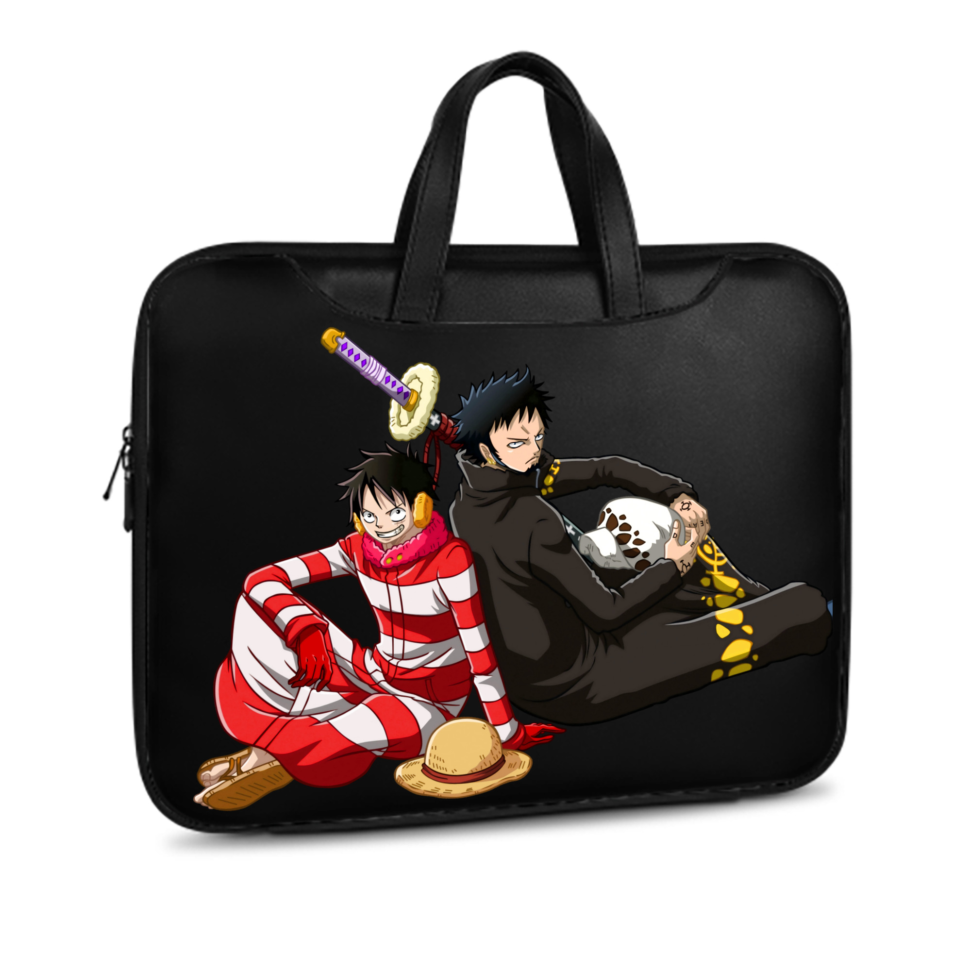 ワンピース モンキー・D・ルフィ ONE PIECE Monkey D. Luffy レザーラップトップバッグ　ノートパソコンケース