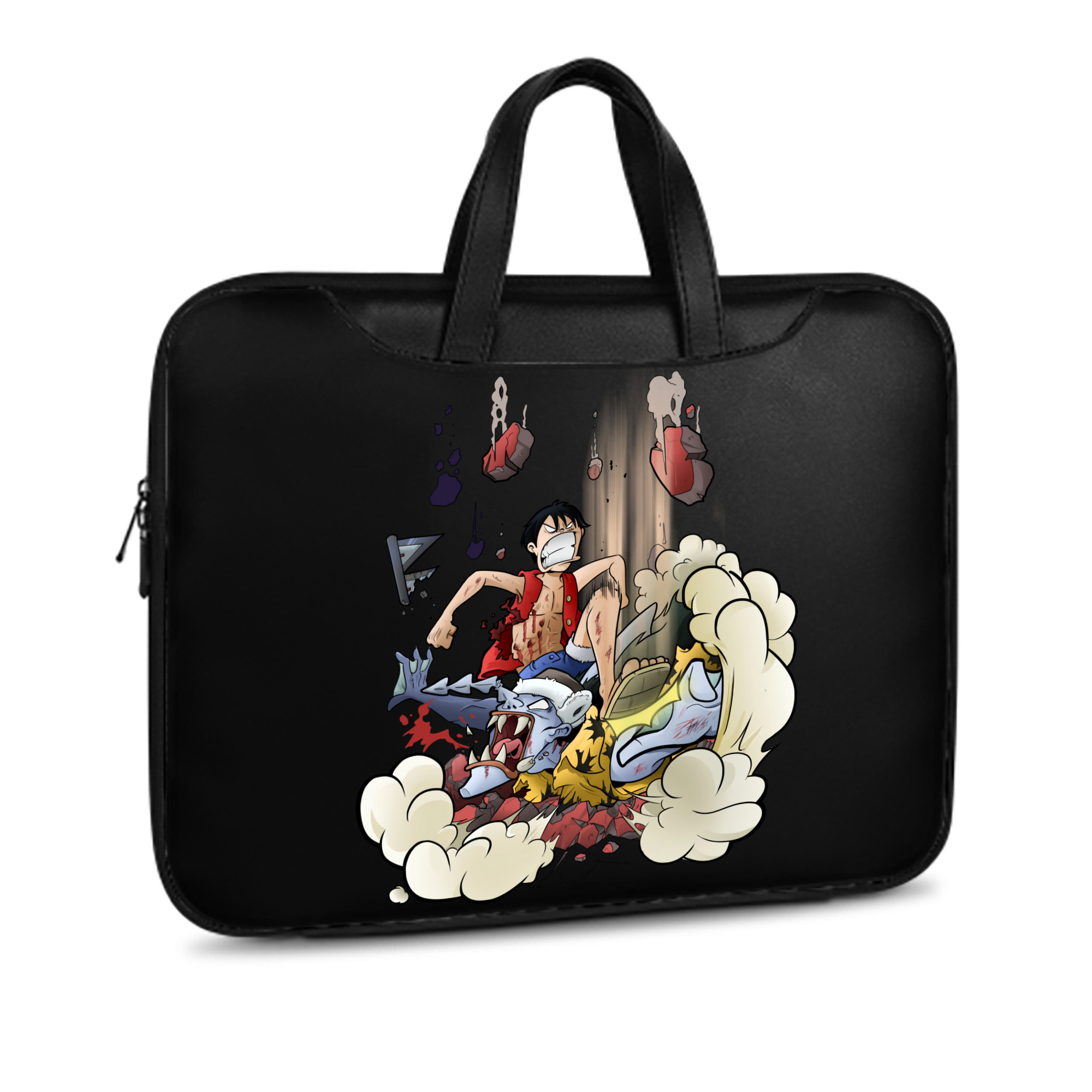 ワンピース モンキー・D・ルフィ ONE PIECE Monkey D. Luffy レザーラップトップバッグ　ノートパソコンケース