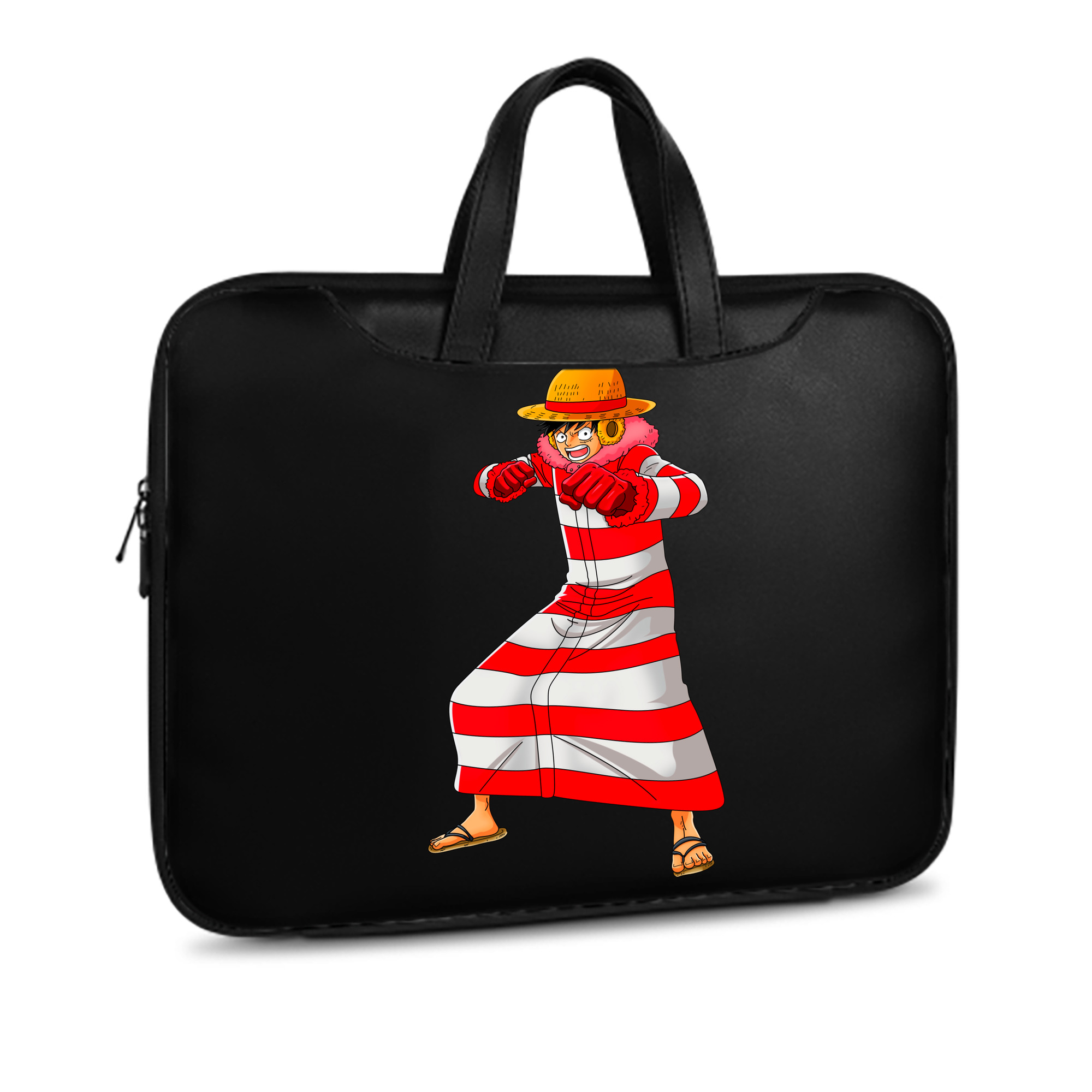 ワンピース モンキー・D・ルフィ ONE PIECE Monkey D. Luffy レザーラップトップバッグ　ノートパソコンケース
