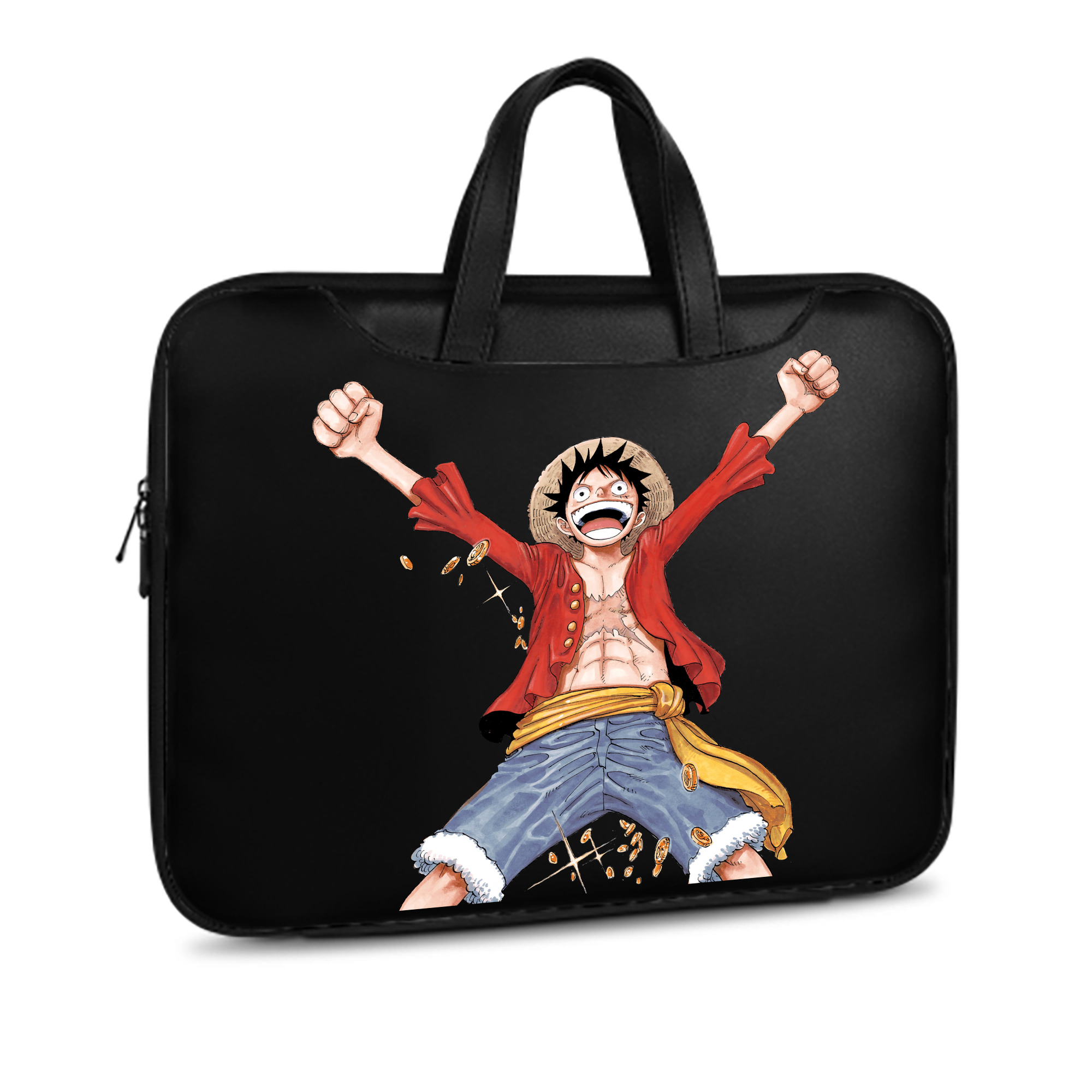 ワンピース モンキー・D・ルフィ ONE PIECE Monkey D. Luffy レザーラップトップバッグ　ノートパソコンケース