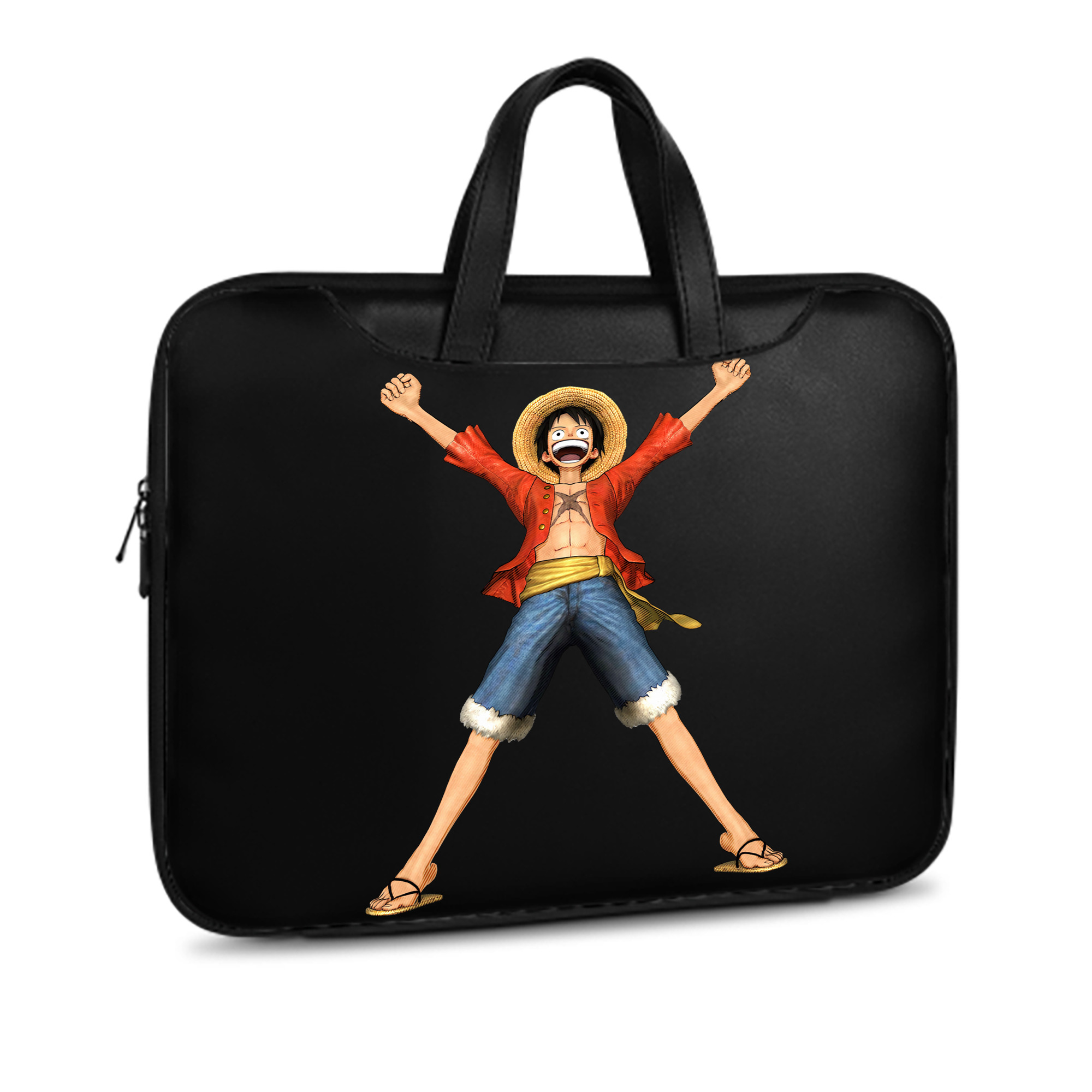 ワンピース モンキー・D・ルフィ ONE PIECE Monkey D. Luffy レザーラップトップバッグ　ノートパソコンケース