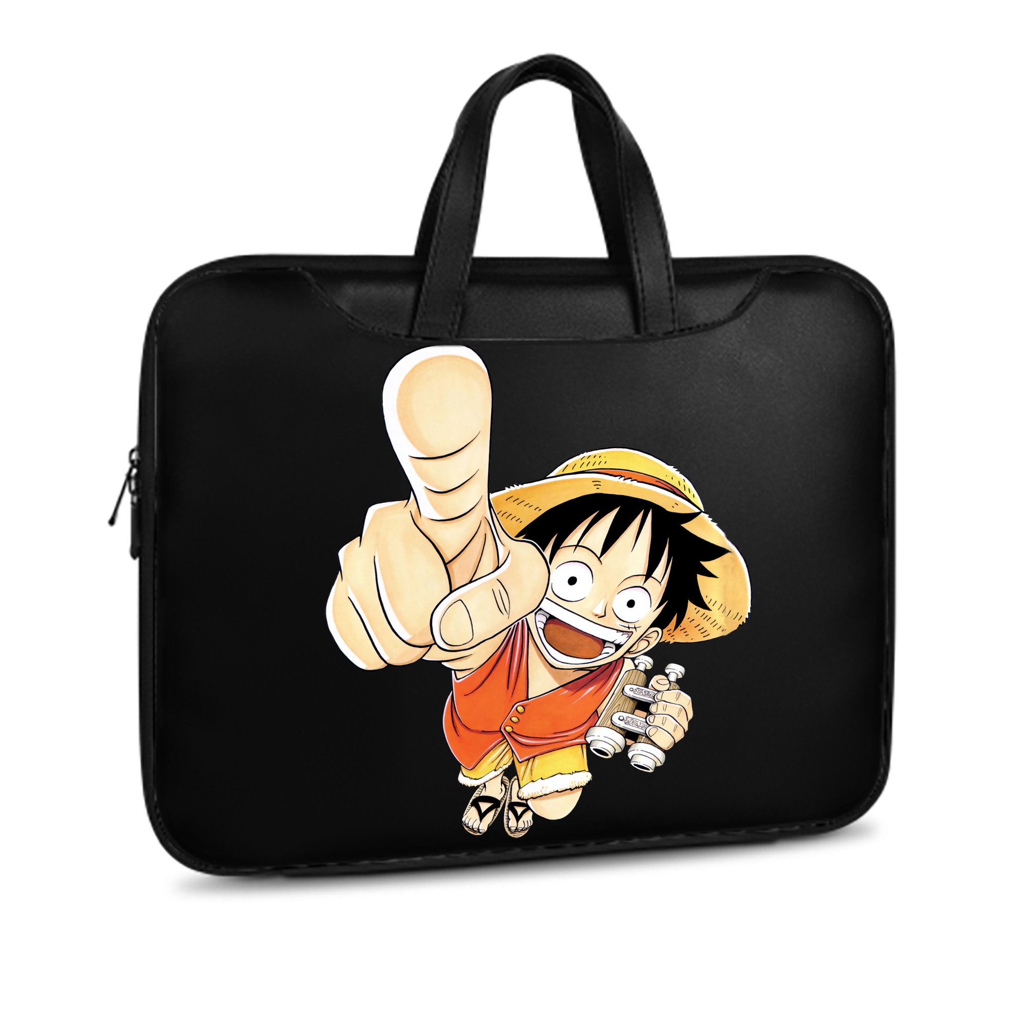 ワンピース モンキー・D・ルフィ ONE PIECE Monkey D. Luffy レザーラップトップバッグ　ノートパソコンケース