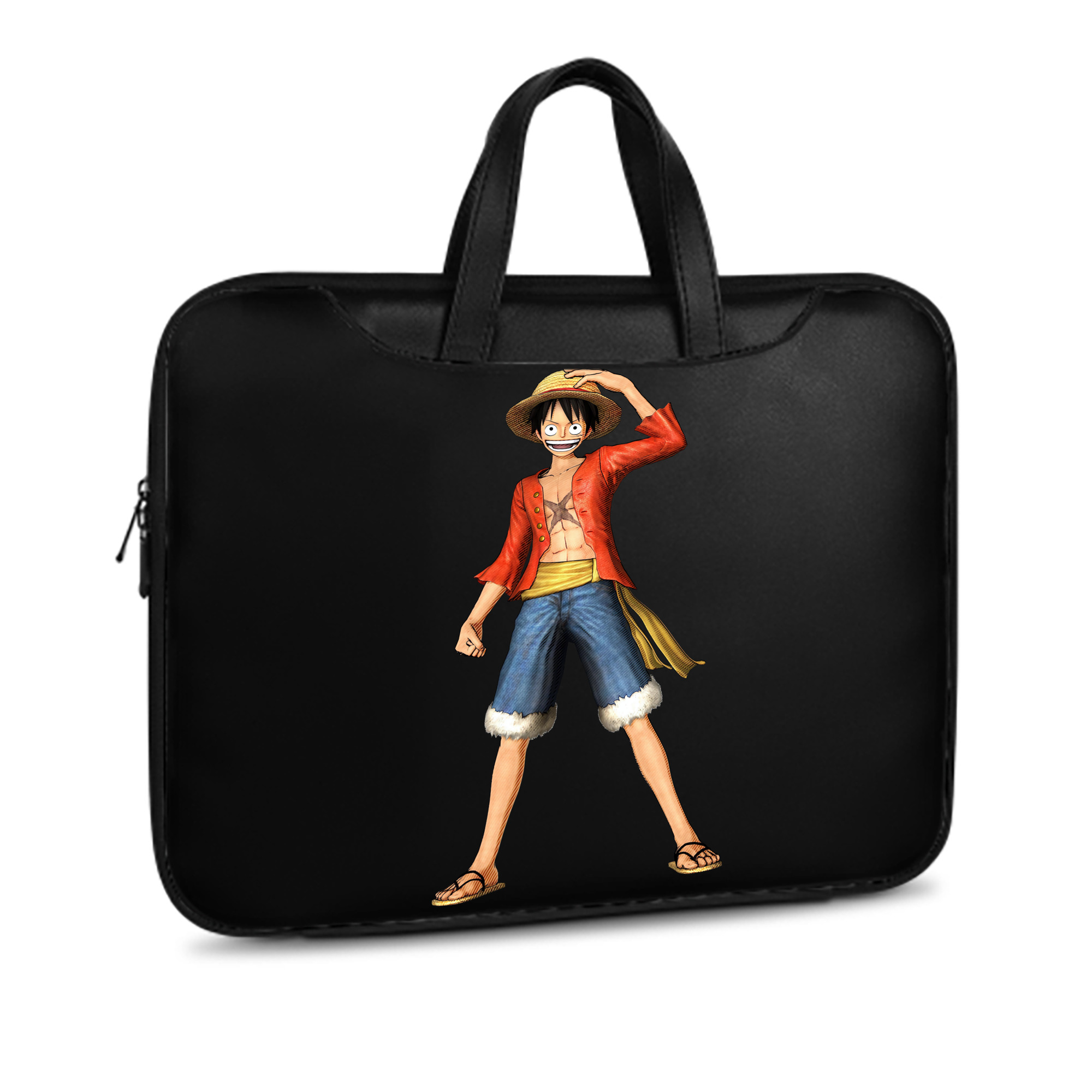 ワンピース モンキー・D・ルフィ ONE PIECE Monkey D. Luffy レザーラップトップバッグ　ノートパソコンケース