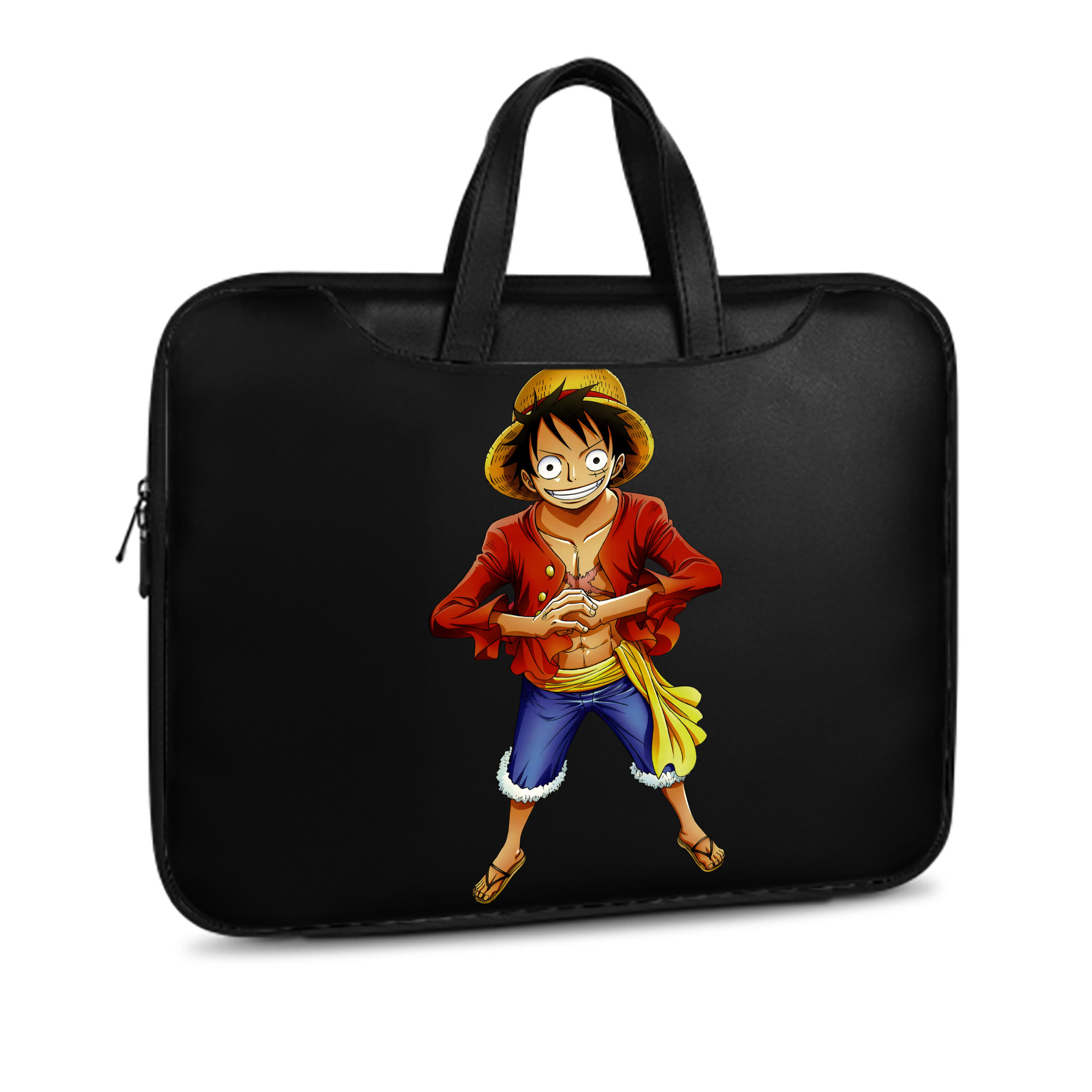 ワンピース モンキー・D・ルフィ ONE PIECE Monkey D. Luffy レザーラップトップバッグ　ノートパソコンケース
