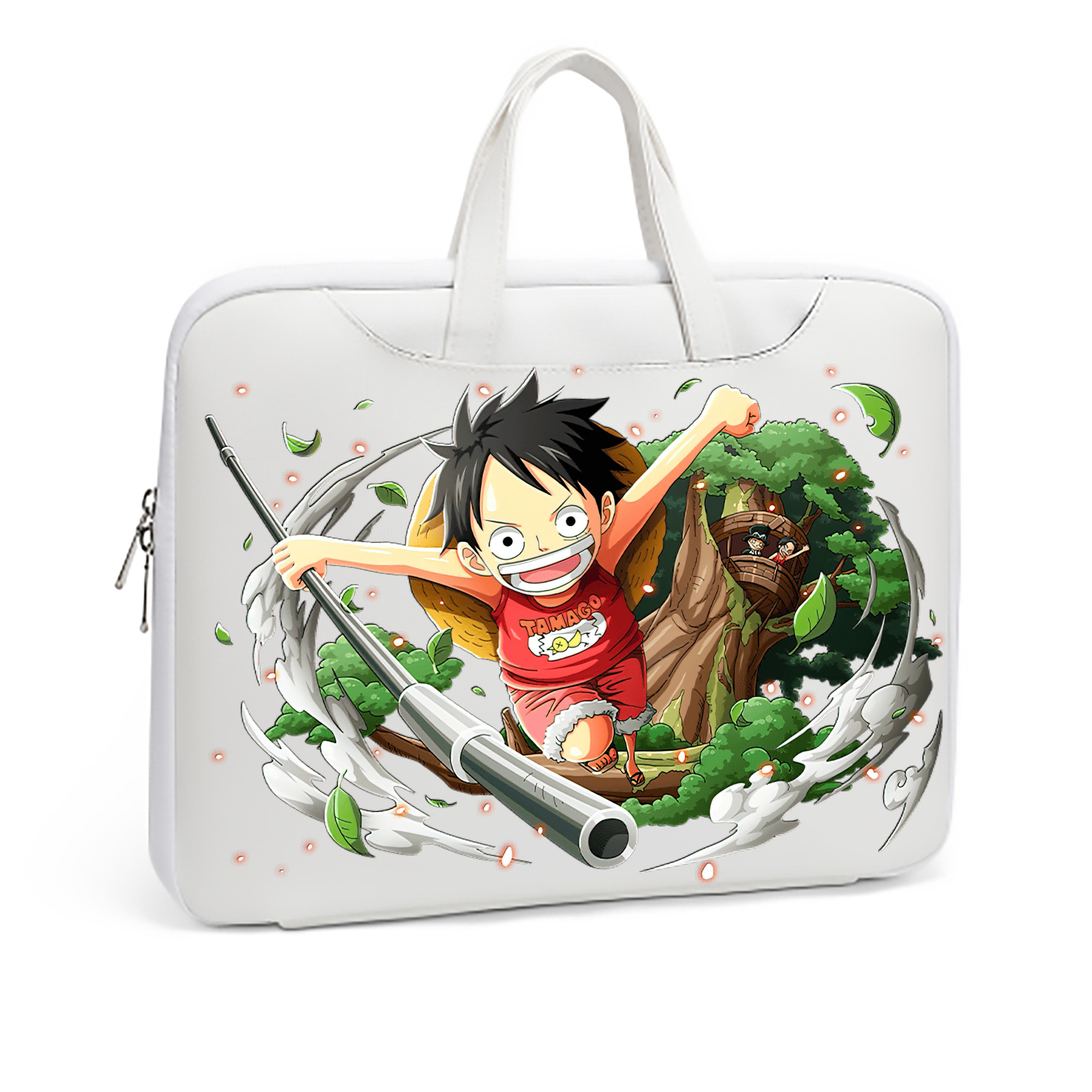 ワンピース モンキー・D・ルフィ ONE PIECE Monkey D. Luffy レザーラップトップバッグ　ノートパソコンケース