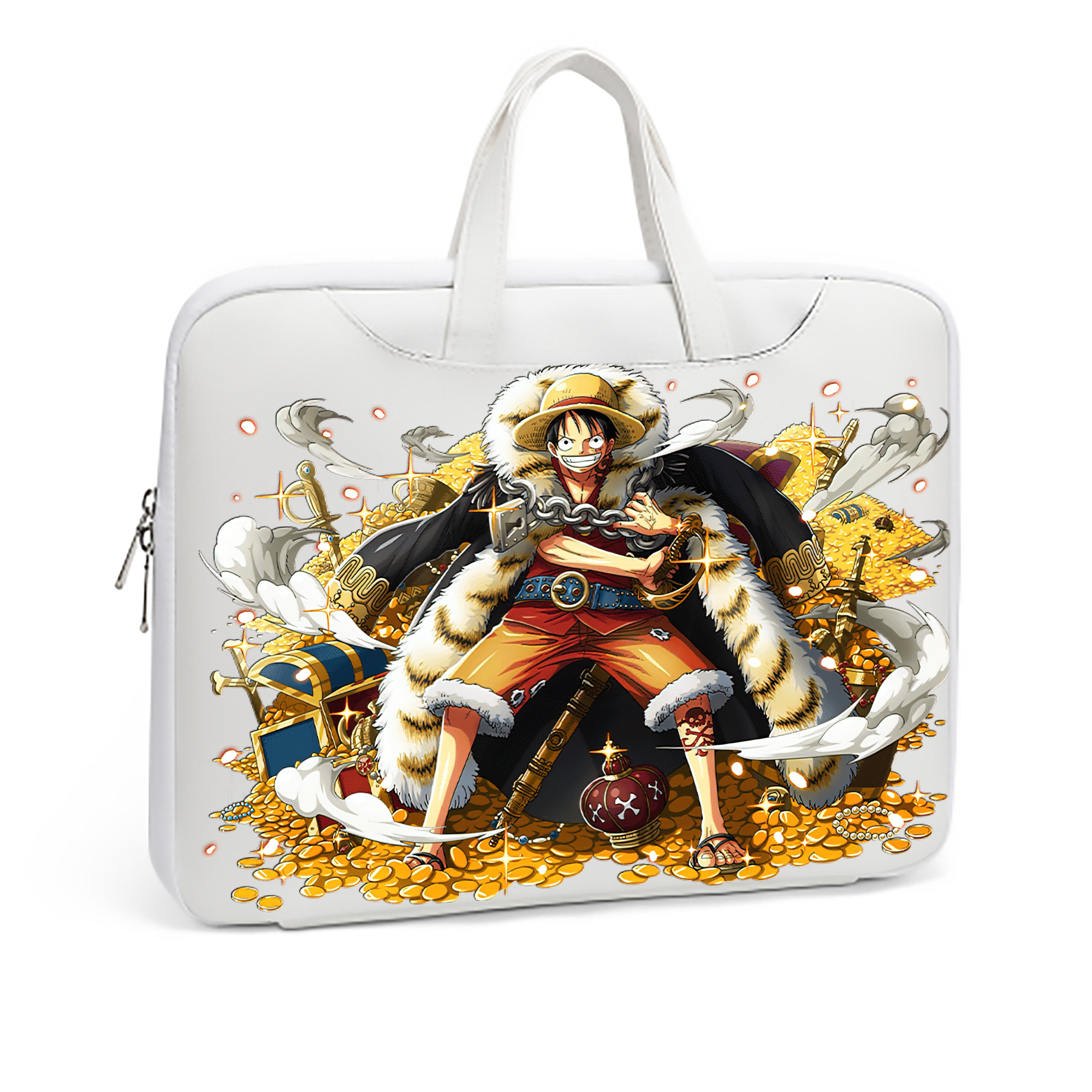 ワンピース モンキー・D・ルフィ ONE PIECE Monkey D. Luffy レザーラップトップバッグ　ノートパソコンケース