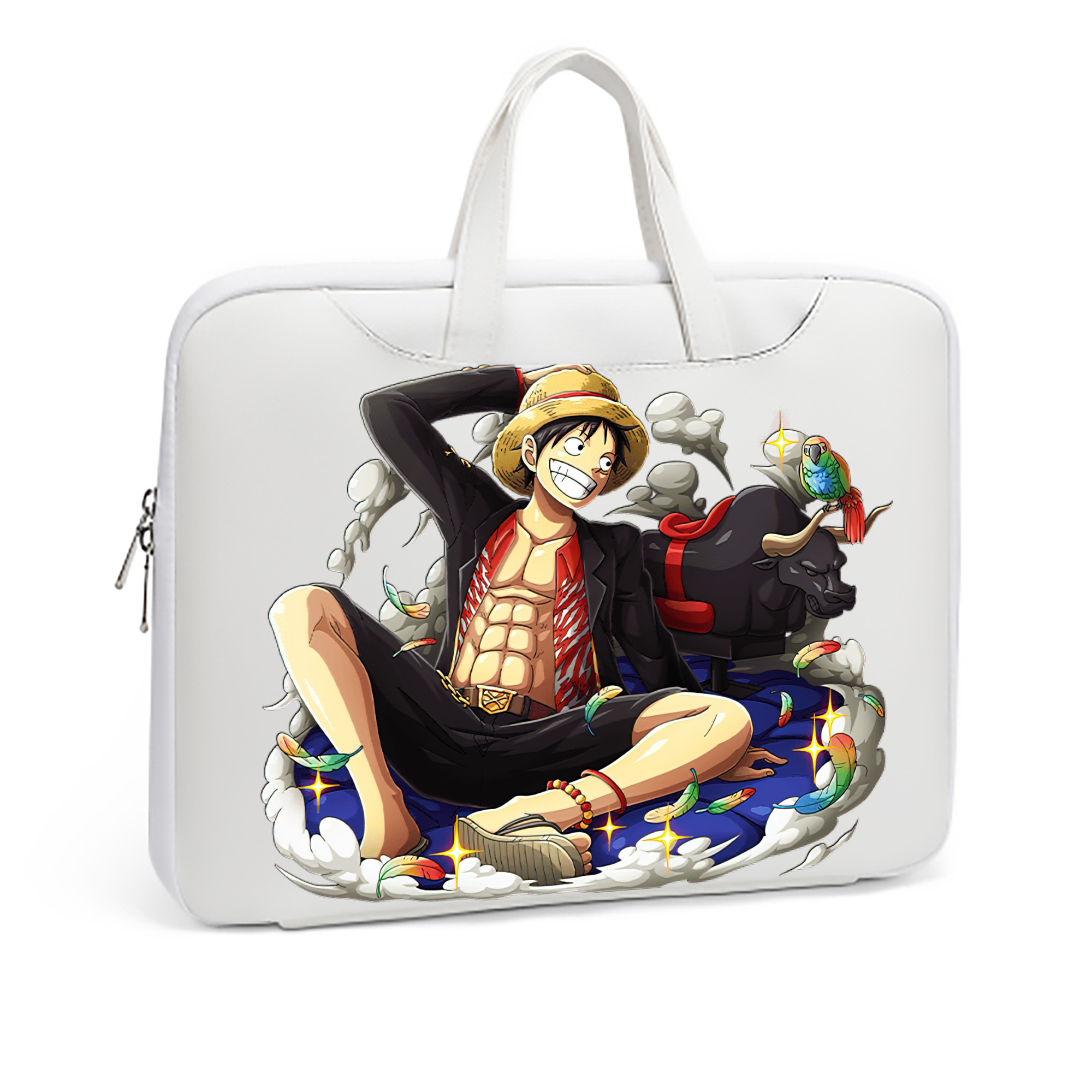 ワンピース モンキー・D・ルフィ ONE PIECE Monkey D. Luffy レザーラップトップバッグ　ノートパソコンケース