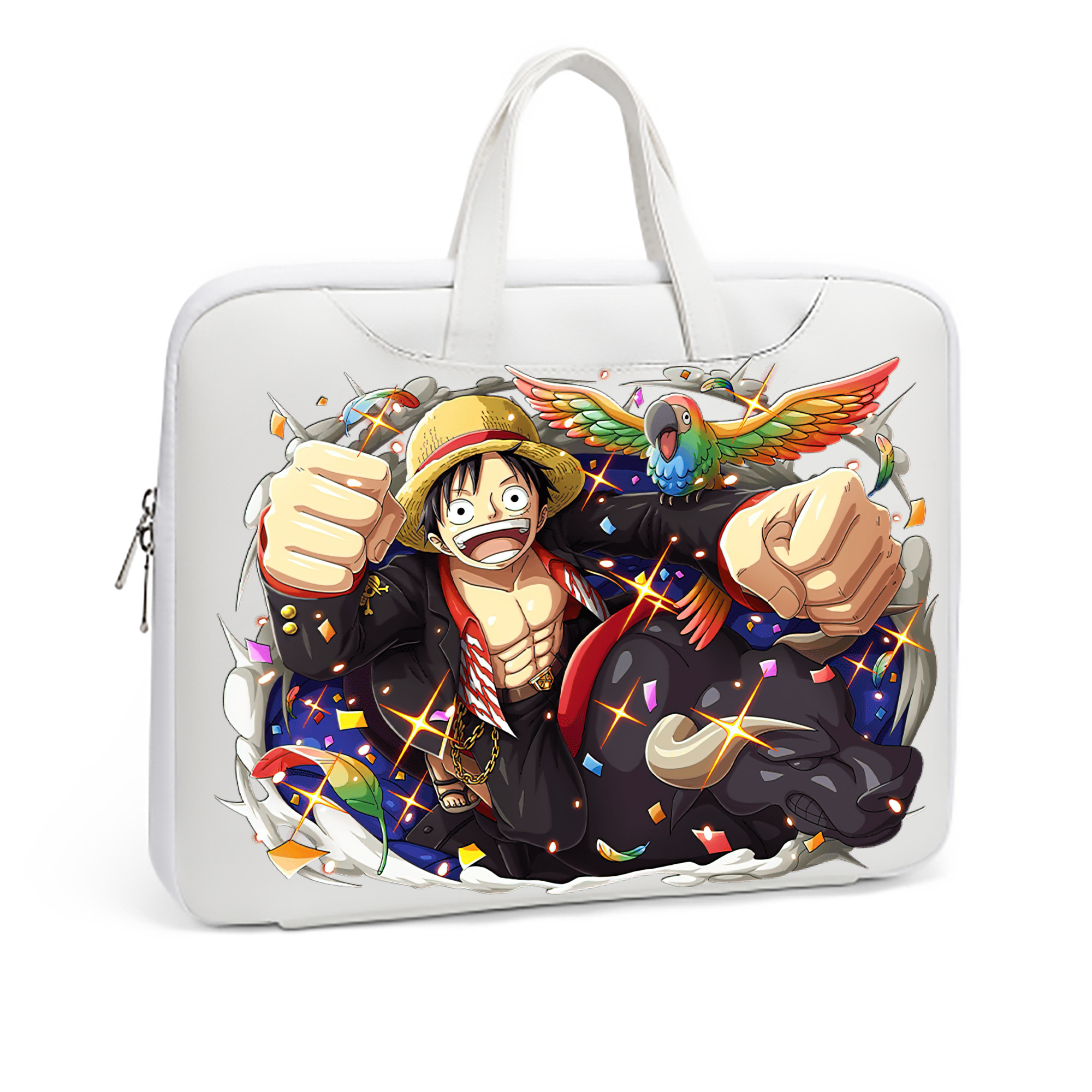 ワンピース モンキー・D・ルフィ ONE PIECE Monkey D. Luffy レザーラップトップバッグ　ノートパソコンケース