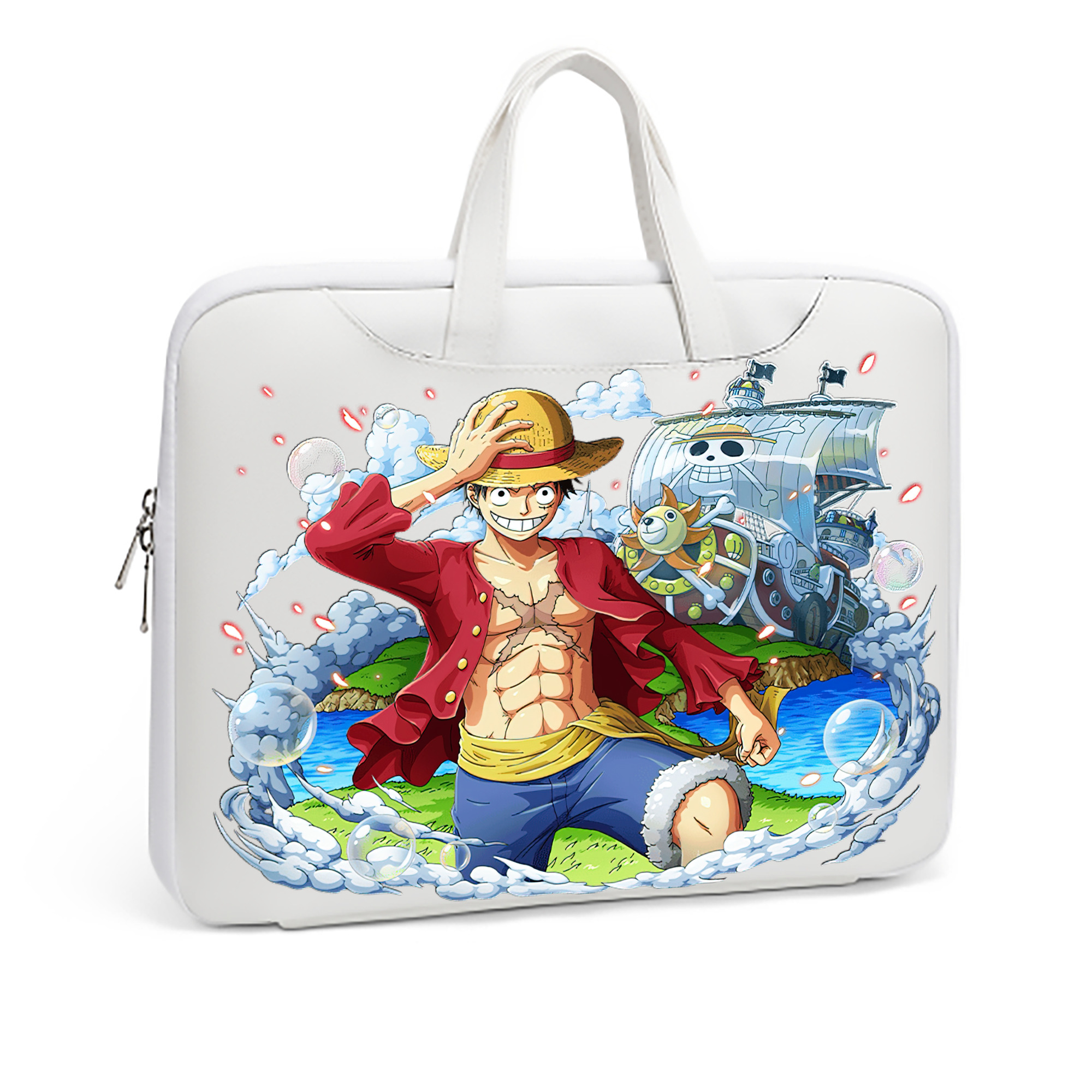 ワンピース モンキー・D・ルフィ ONE PIECE Monkey D. Luffy レザーラップトップバッグ　ノートパソコンケース