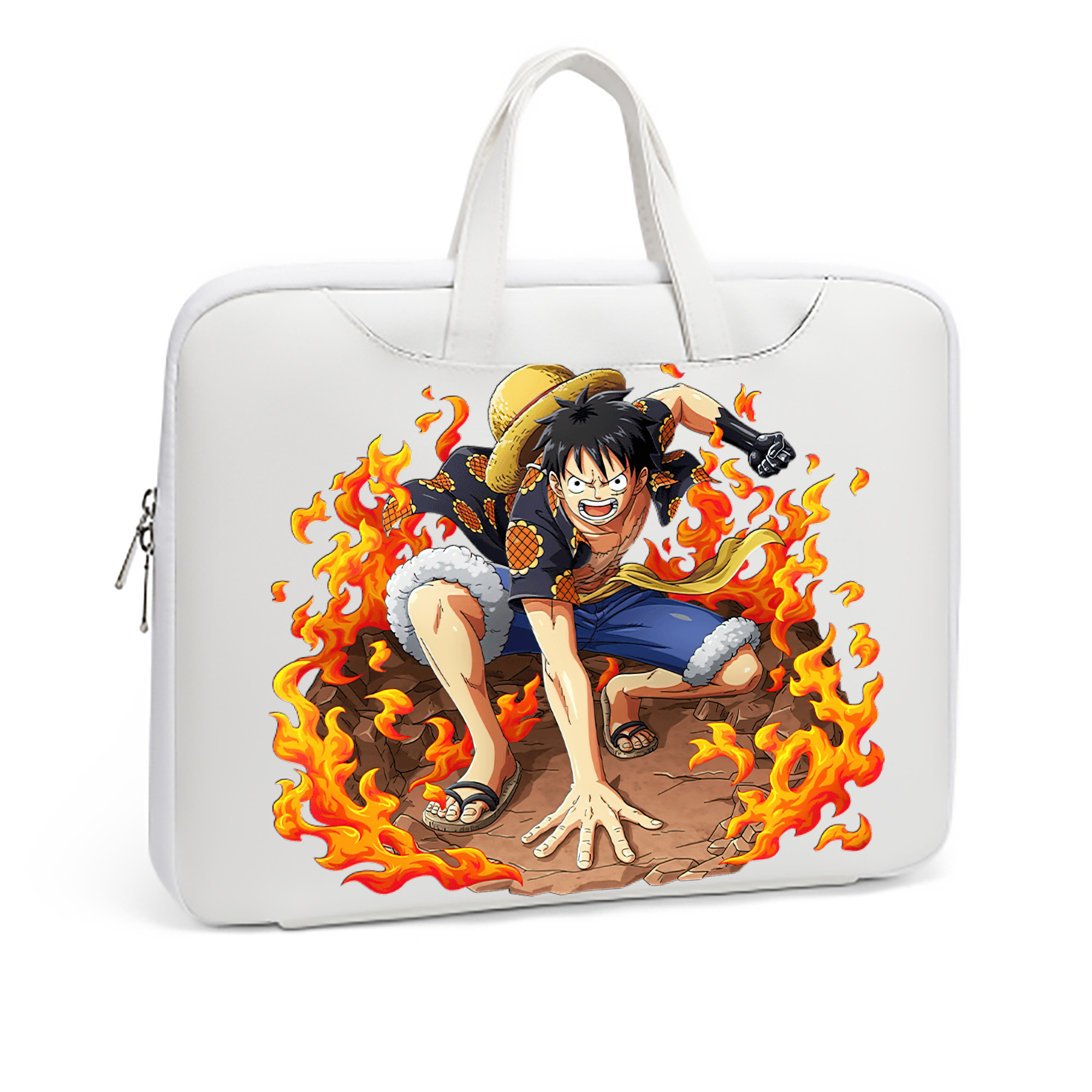 ワンピース モンキー・D・ルフィ ONE PIECE Monkey D. Luffy レザーラップトップバッグ　ノートパソコンケース
