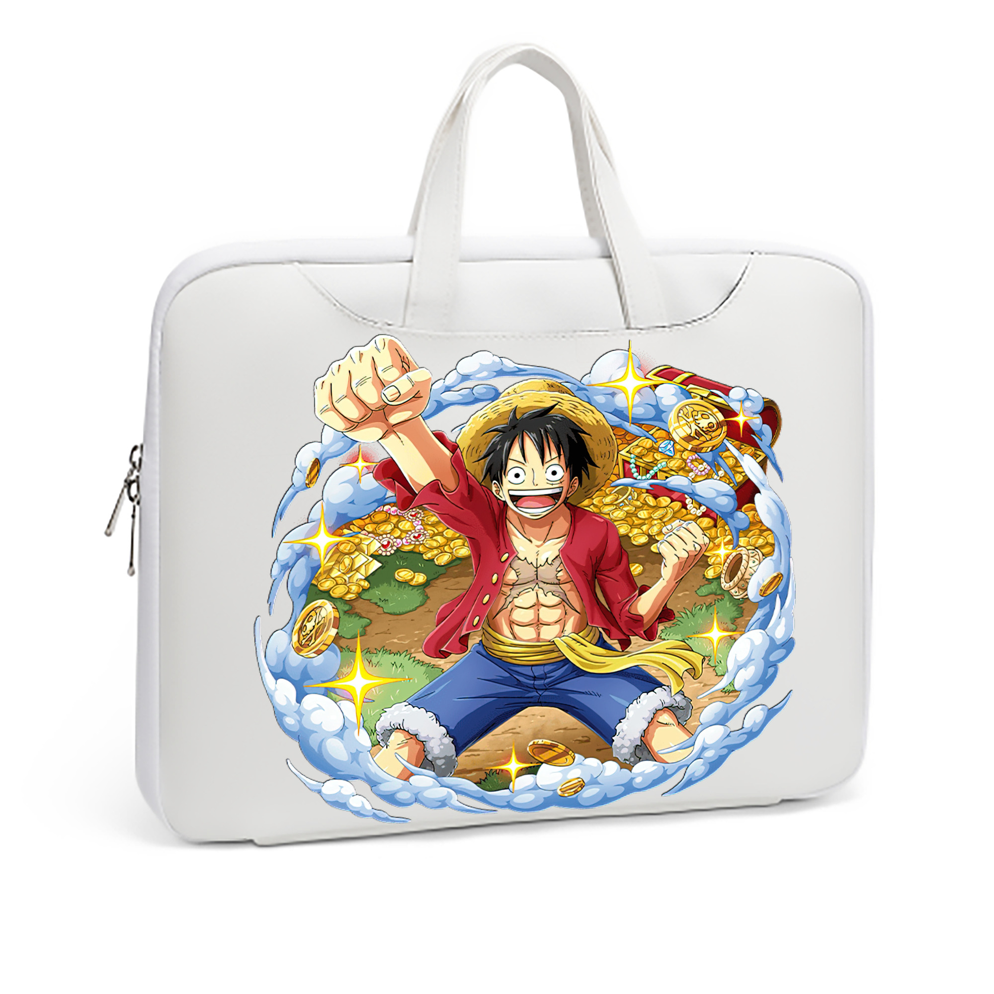 ワンピース モンキー・D・ルフィ ONE PIECE Monkey D. Luffy レザーラップトップバッグ　ノートパソコンケース