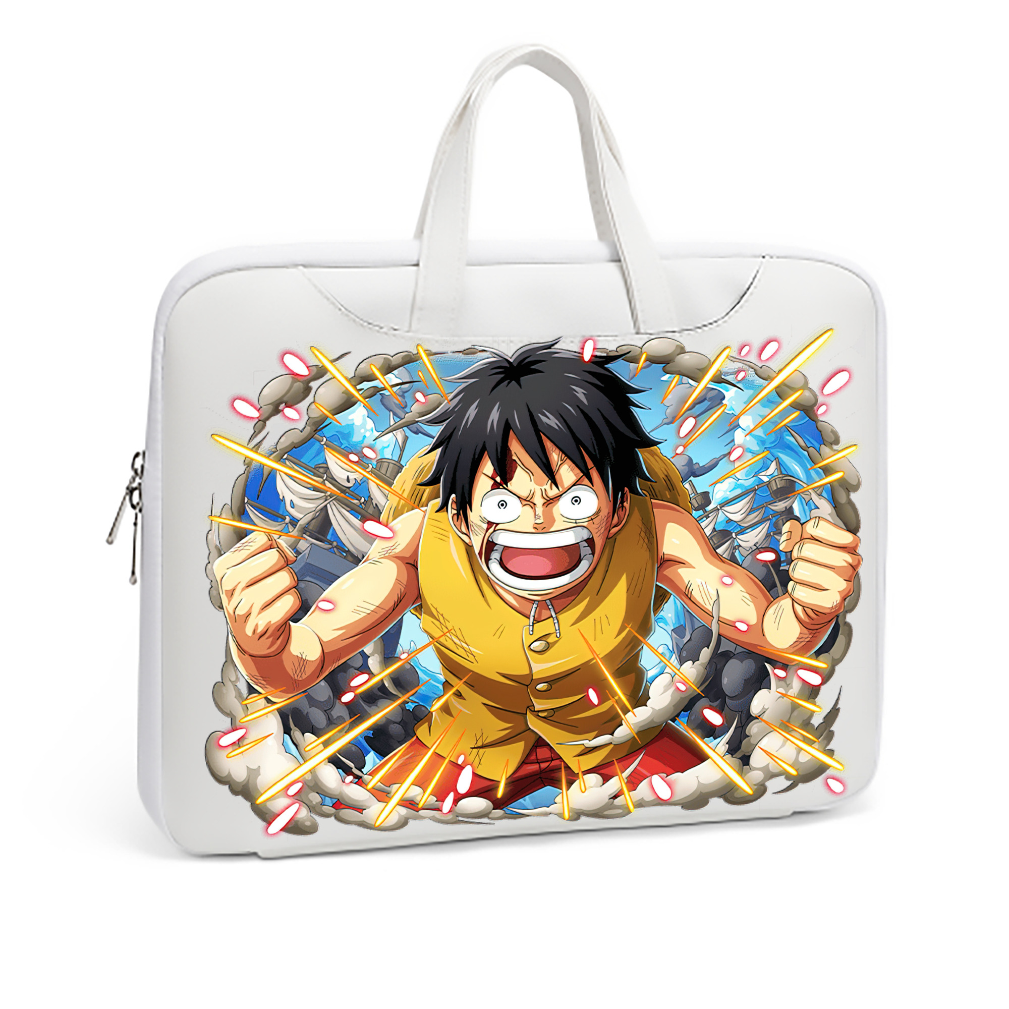 ワンピース モンキー・D・ルフィ ONE PIECE Monkey D. Luffy レザーラップトップバッグ　ノートパソコンケース