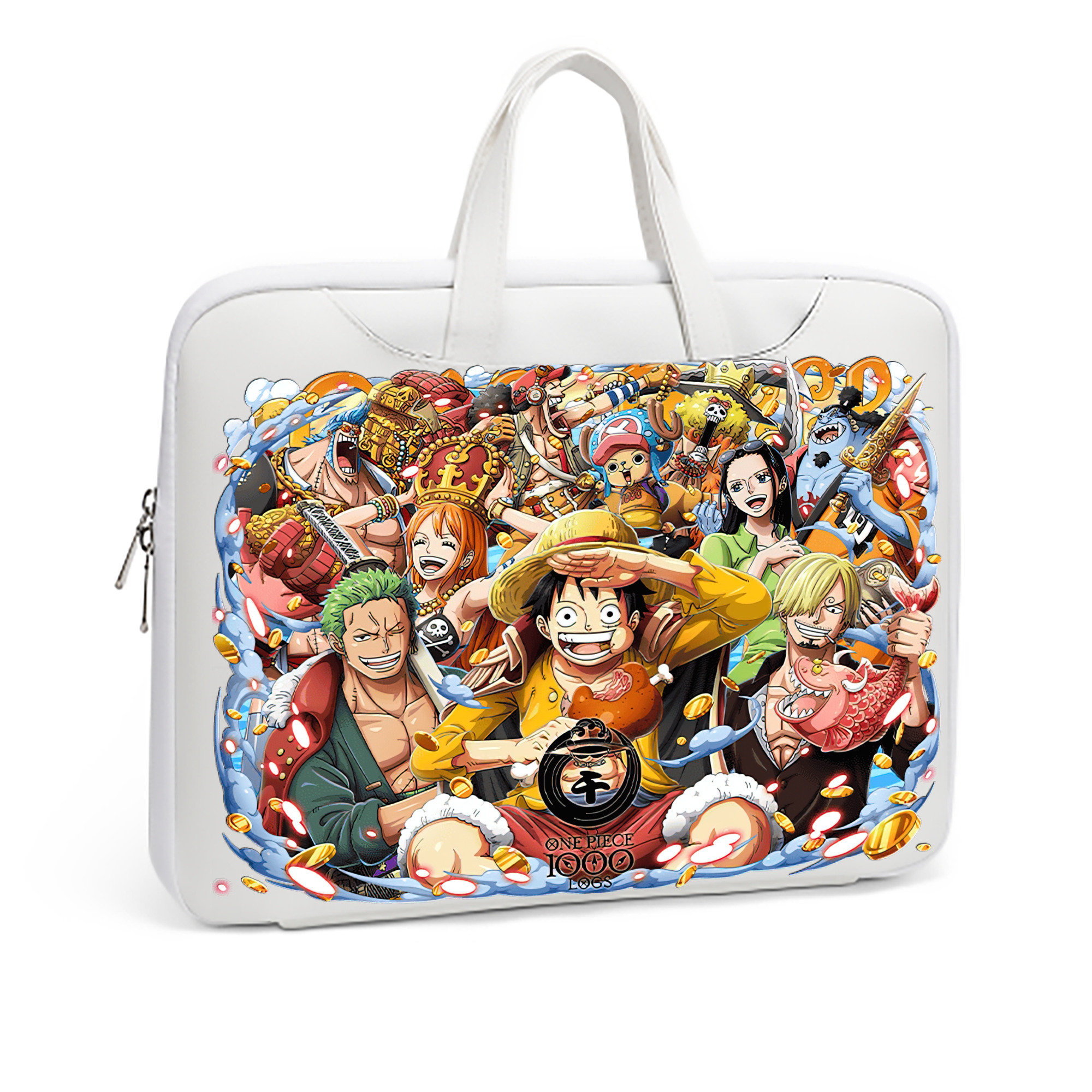 ワンピース モンキー・D・ルフィ ONE PIECE Monkey D. Luffy レザーラップトップバッグ　ノートパソコンケース