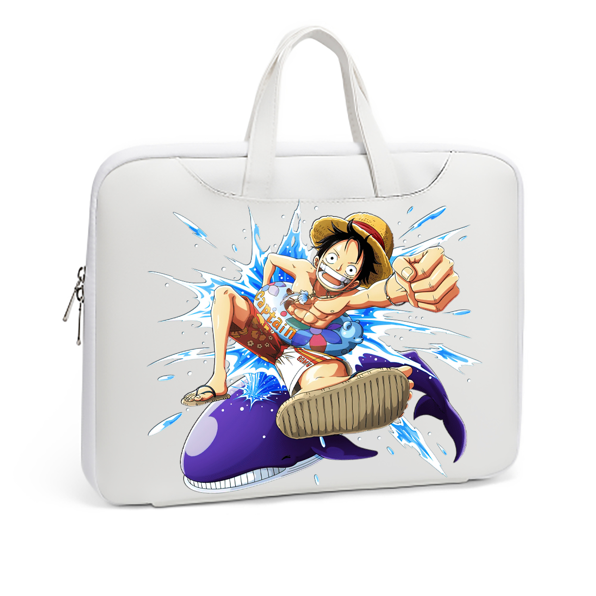 ワンピース モンキー・D・ルフィ ONE PIECE Monkey D. Luffy レザーラップトップバッグ　ノートパソコンケース