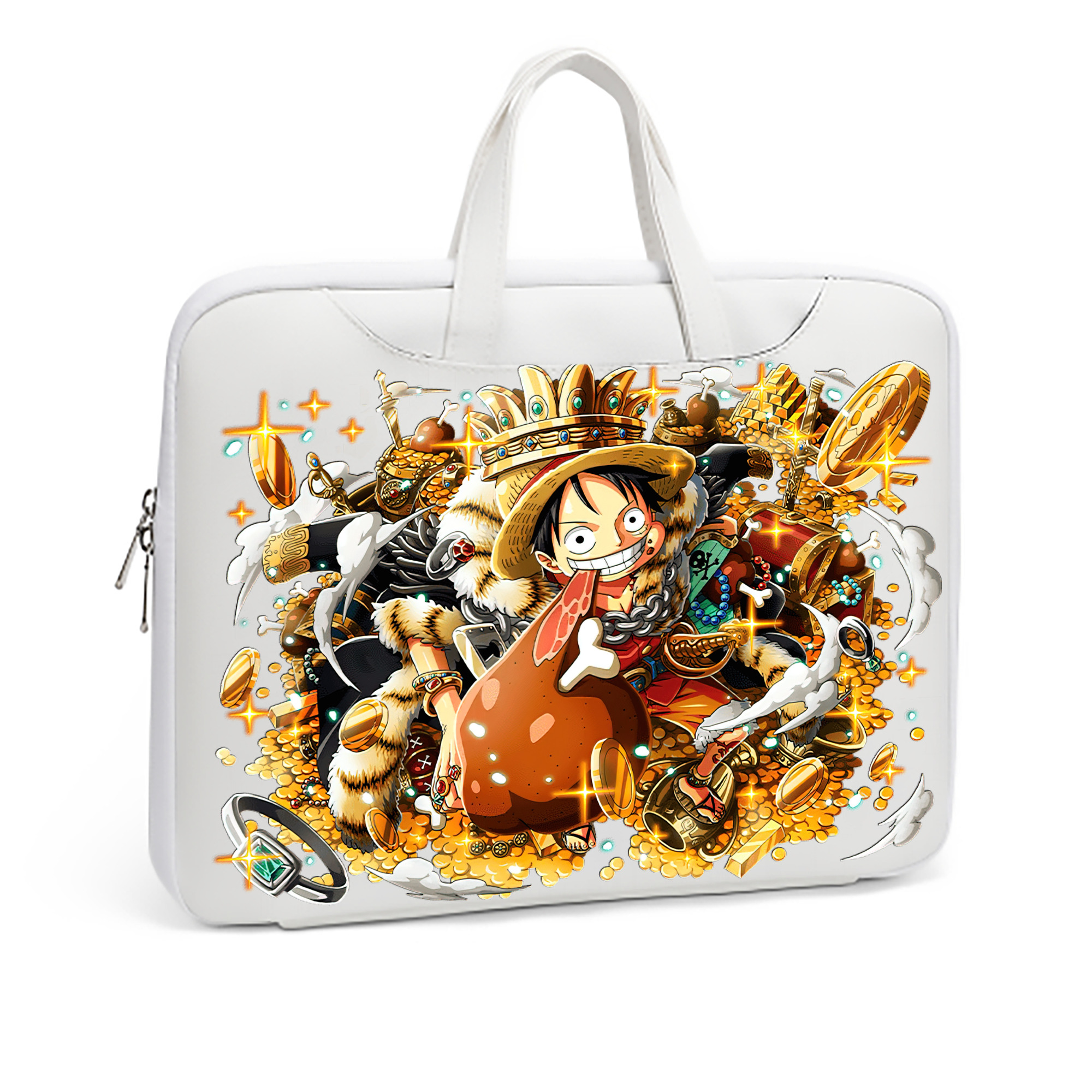 ワンピース モンキー・D・ルフィ ONE PIECE Monkey D. Luffy レザーラップトップバッグ　ノートパソコンケース