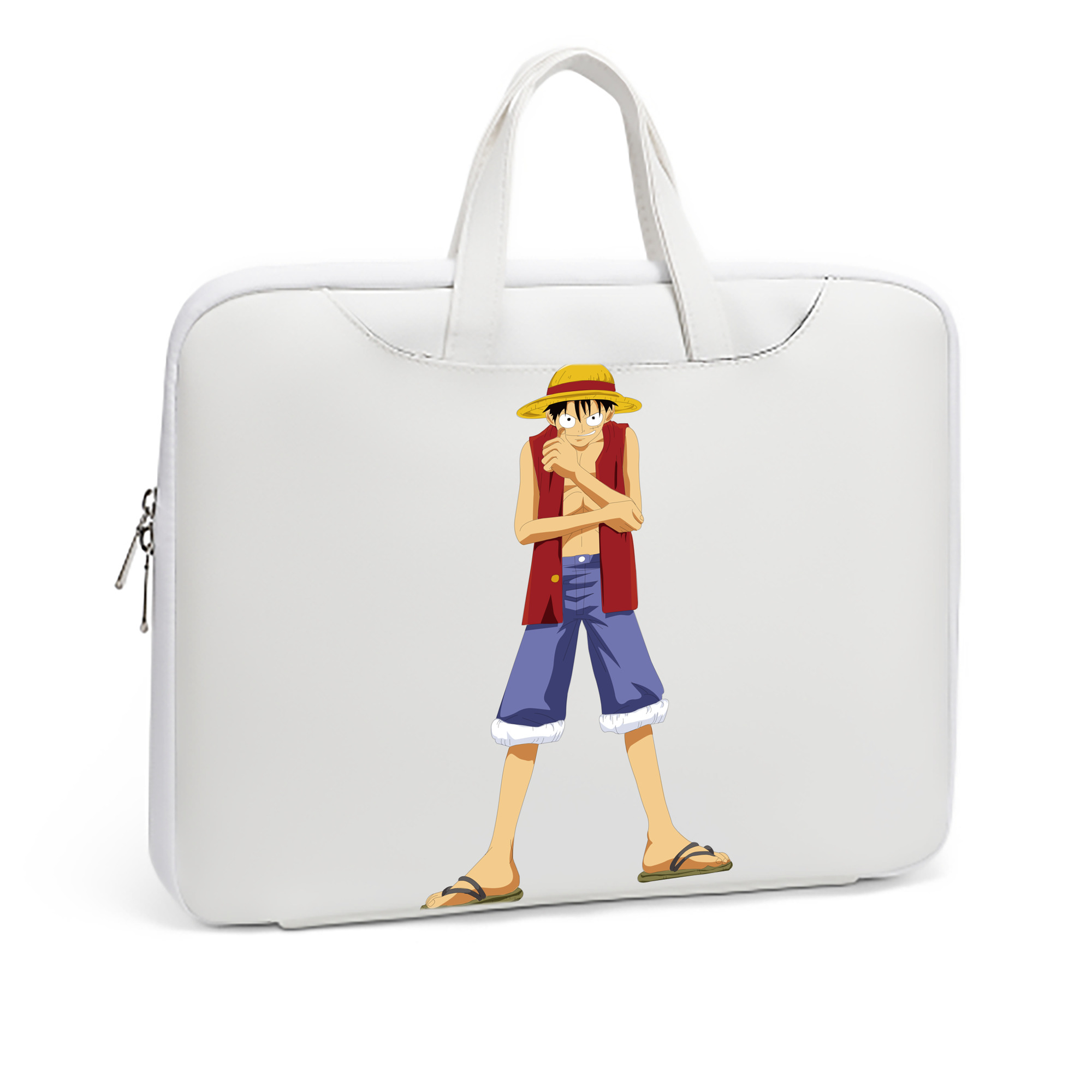 ワンピース モンキー・D・ルフィ ONE PIECE Monkey D. Luffy レザーラップトップバッグ　ノートパソコンケース