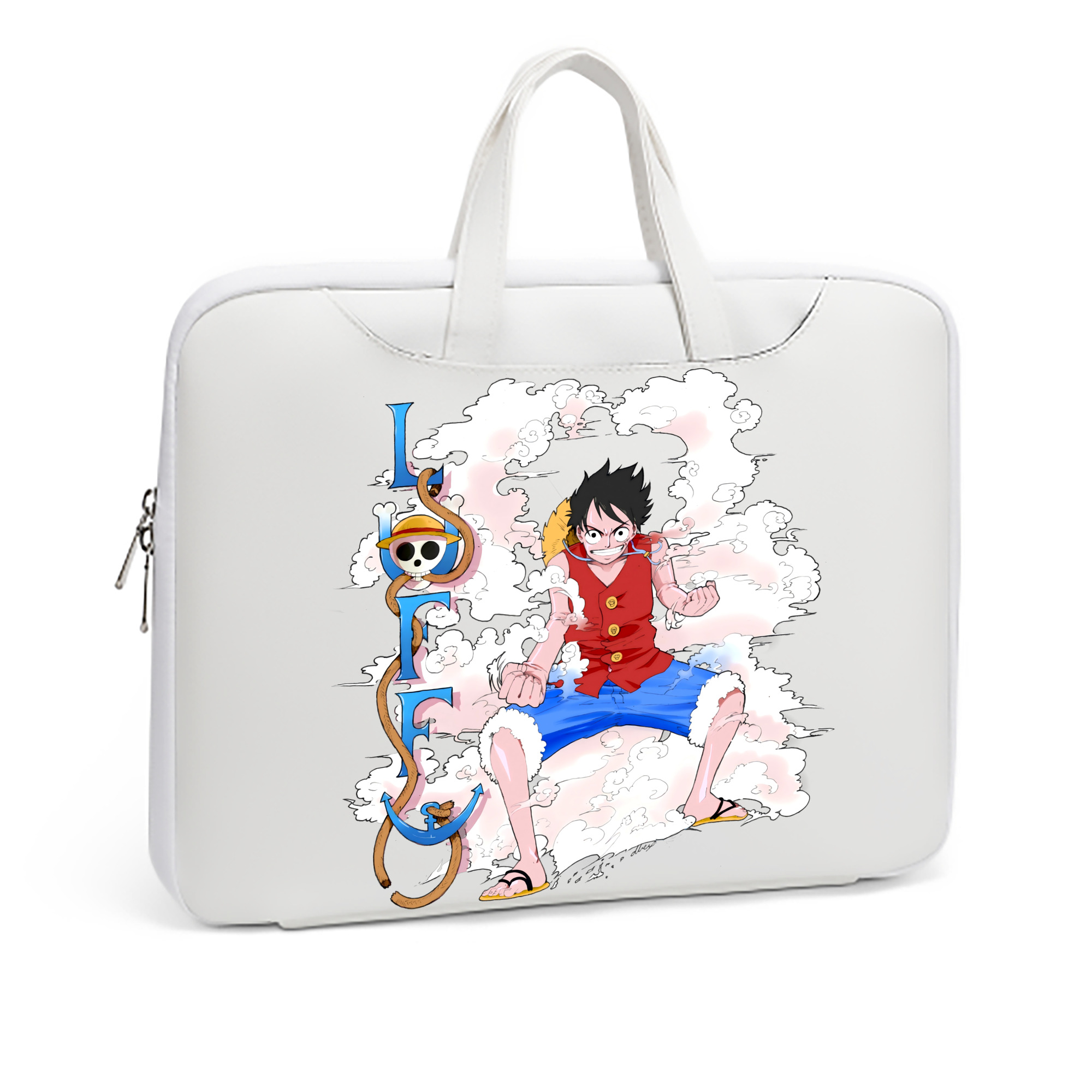 ワンピース モンキー・D・ルフィ ONE PIECE Monkey D. Luffy レザーラップトップバッグ　ノートパソコンケース