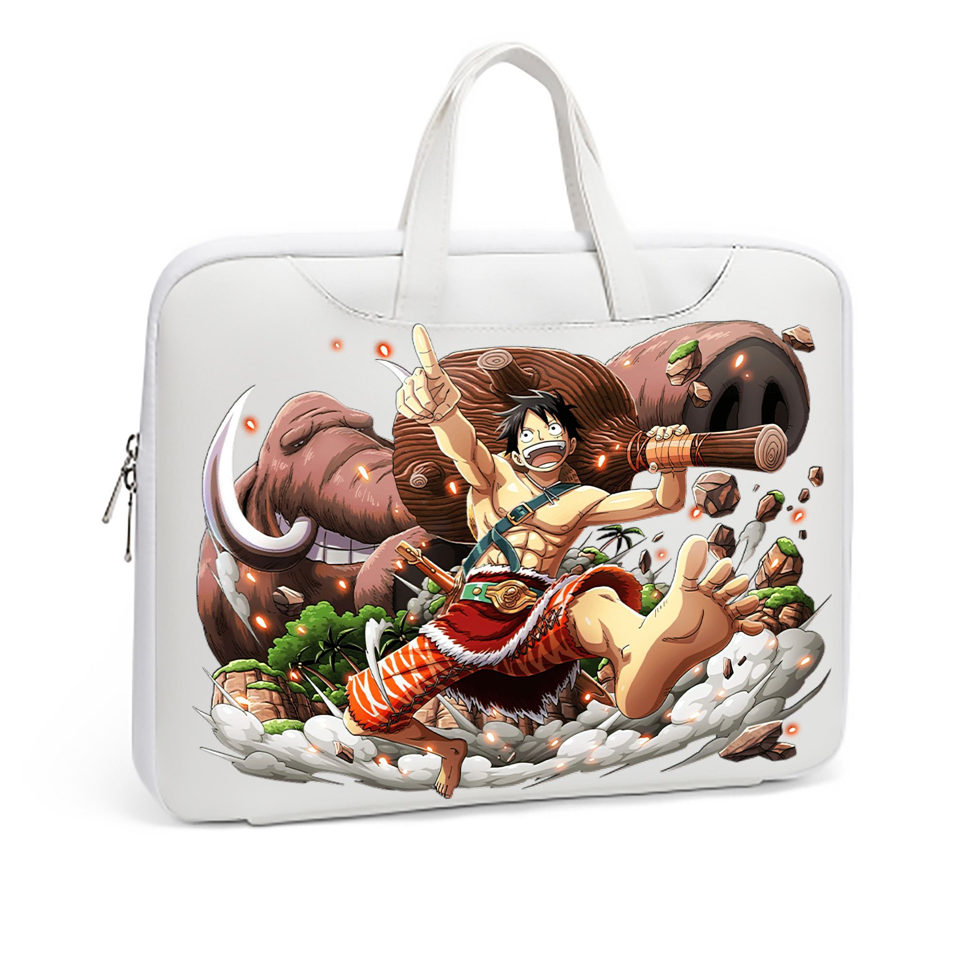 ワンピース モンキー・D・ルフィ ONE PIECE Monkey D. Luffy レザーラップトップバッグ　ノートパソコンケース