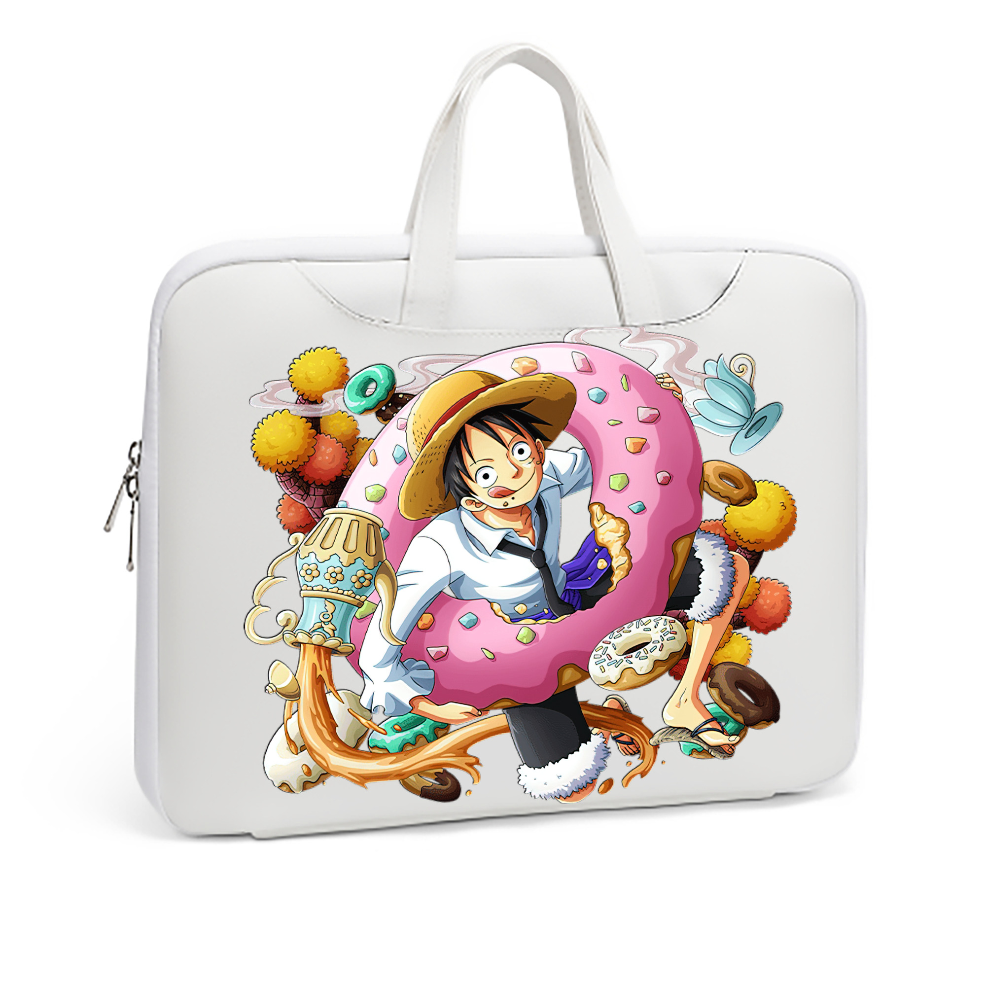 ワンピース モンキー・D・ルフィ ONE PIECE Monkey D. Luffy レザーラップトップバッグ　ノートパソコンケース